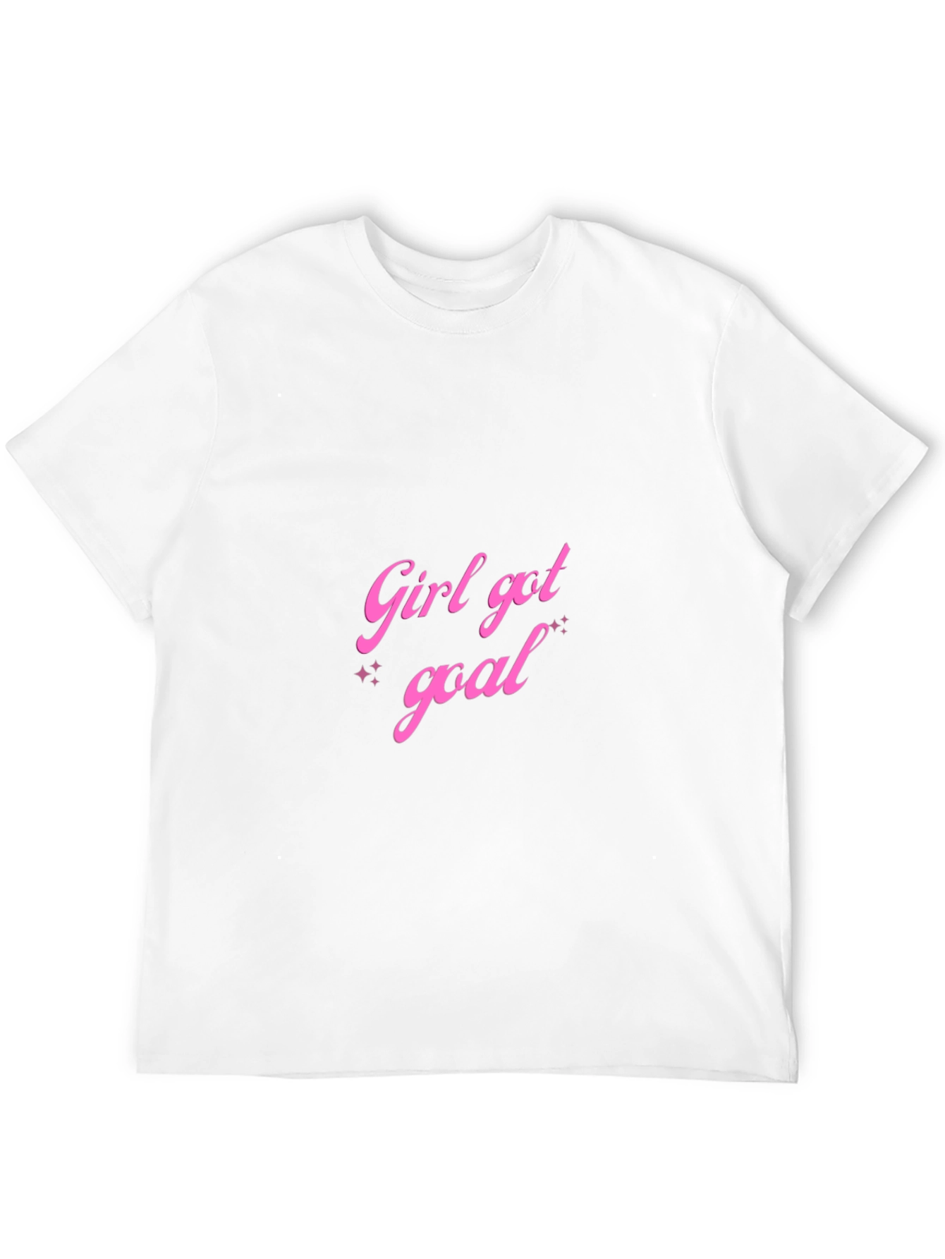 Girl Got Goal Black Graphic Tee