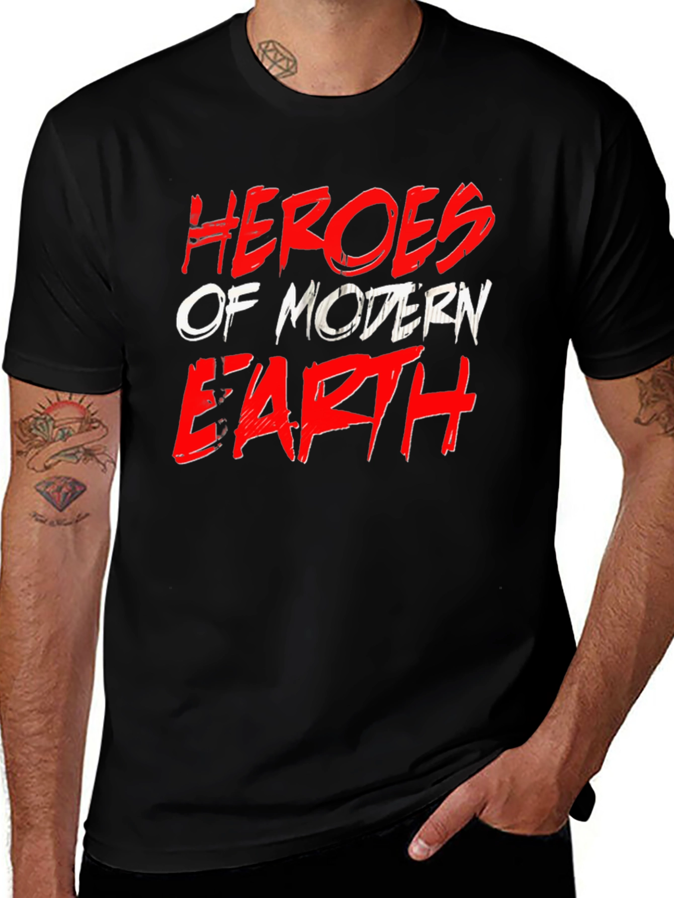 Heroes of Modern Earth Graphic T-Shirt
