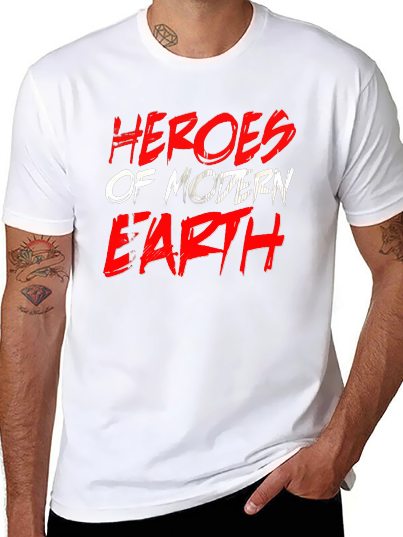 Heroes of Modern Earth Graphic T-Shirt