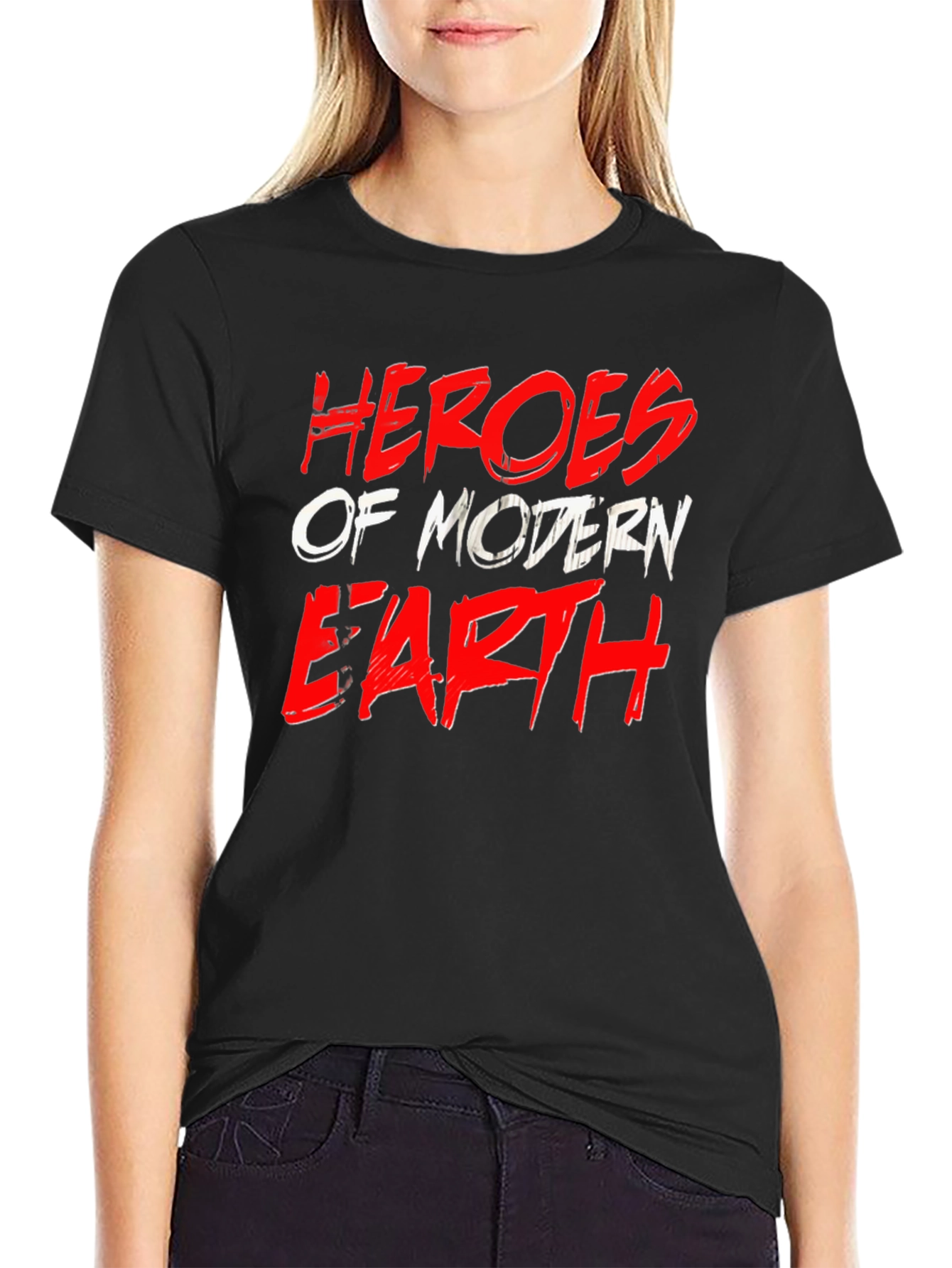 Heroes of Modern Earth Graphic T-Shirt