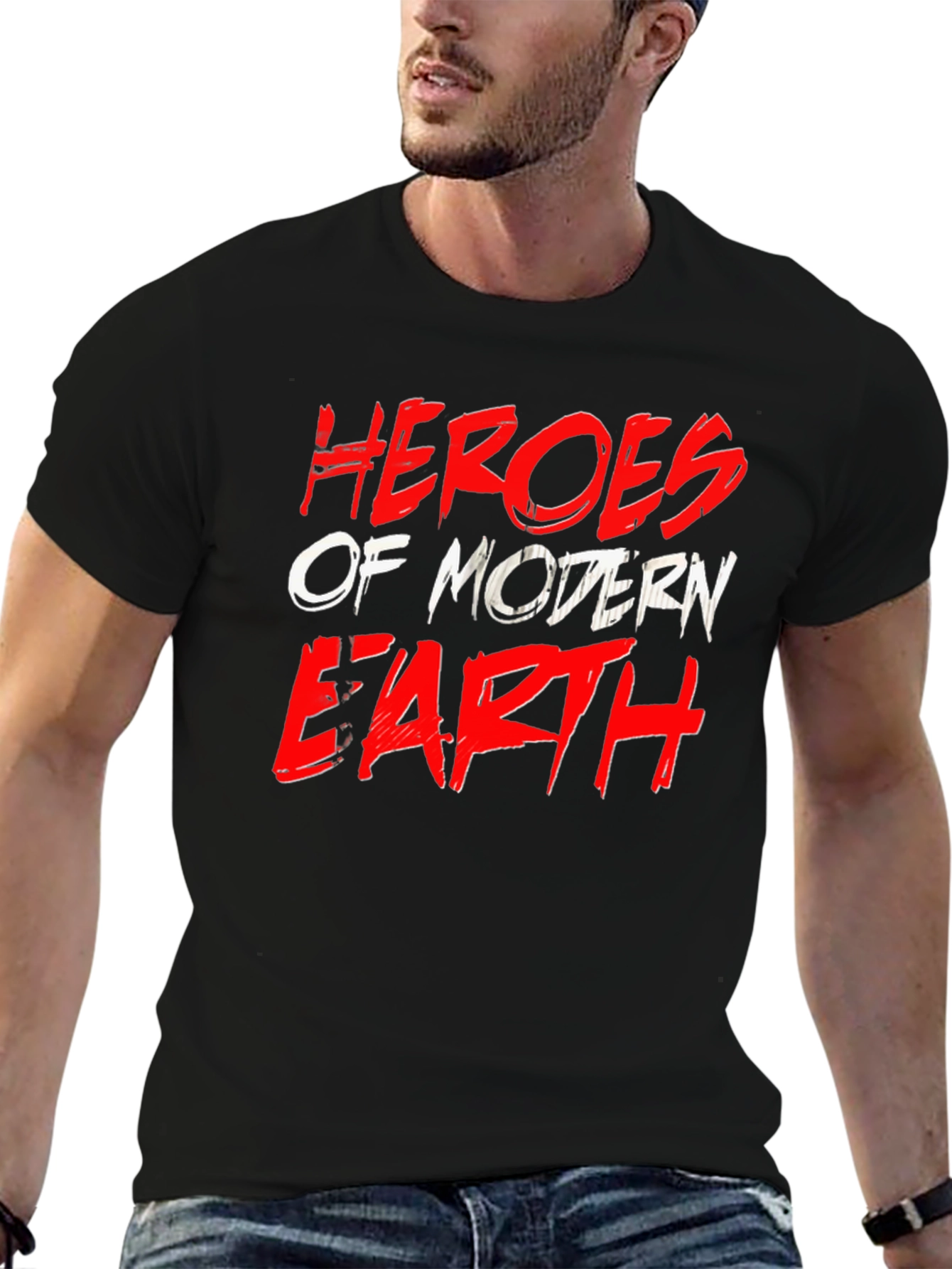 Heroes of Modern Earth Graphic T-Shirt