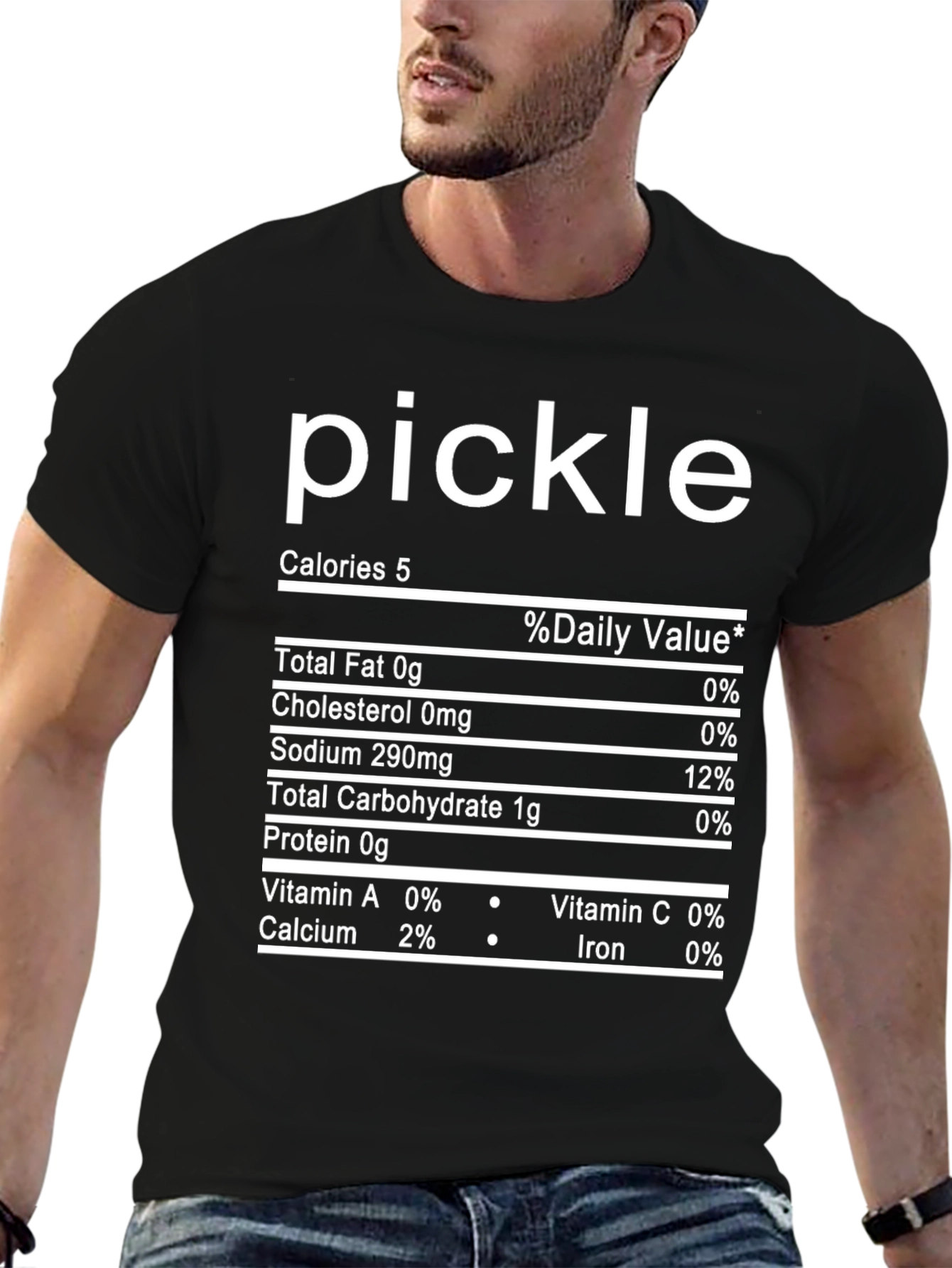 Pickle Nutrition Facts Novelty T-Shirt
