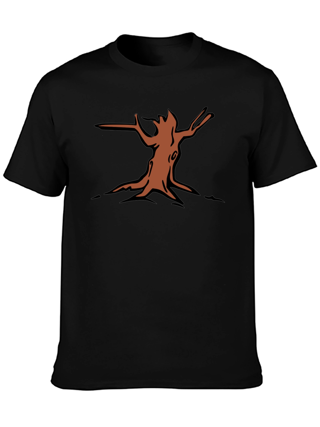 Nature Graphic Tee - Tree Stump Design