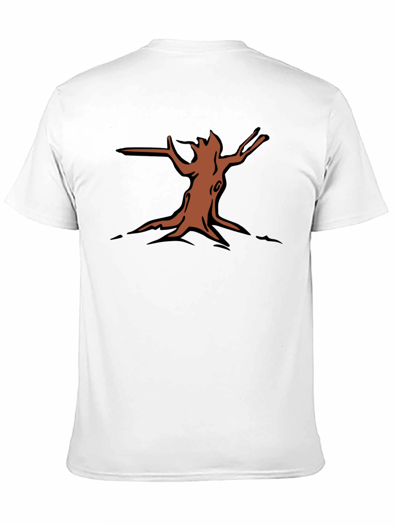 Nature Graphic Tee - Tree Stump Design