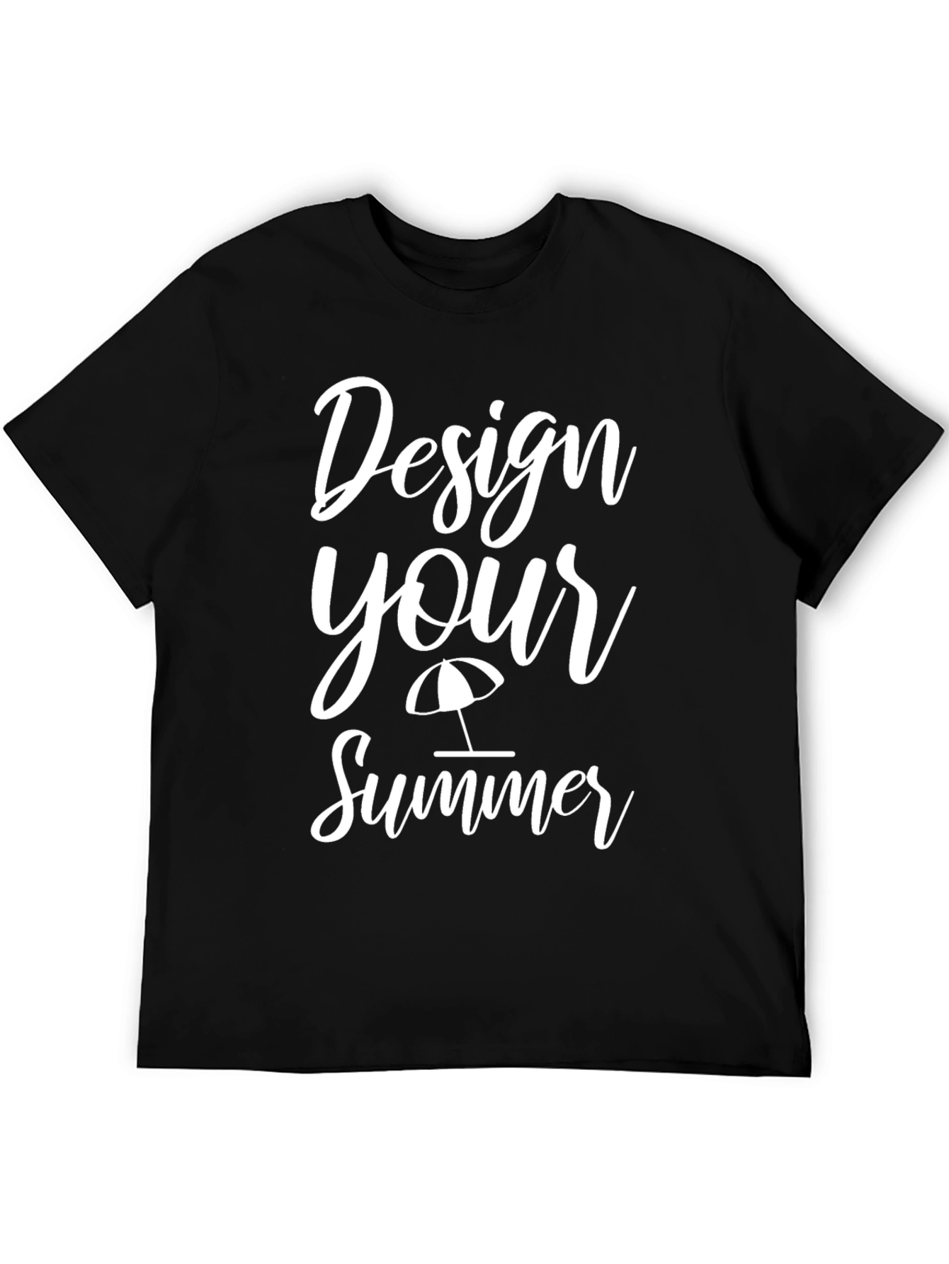 Design Your Summer Black T-Shirt
