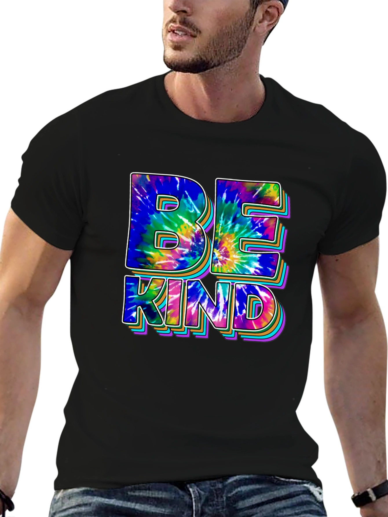 Be Kind Tie-Dye Graphic Tee