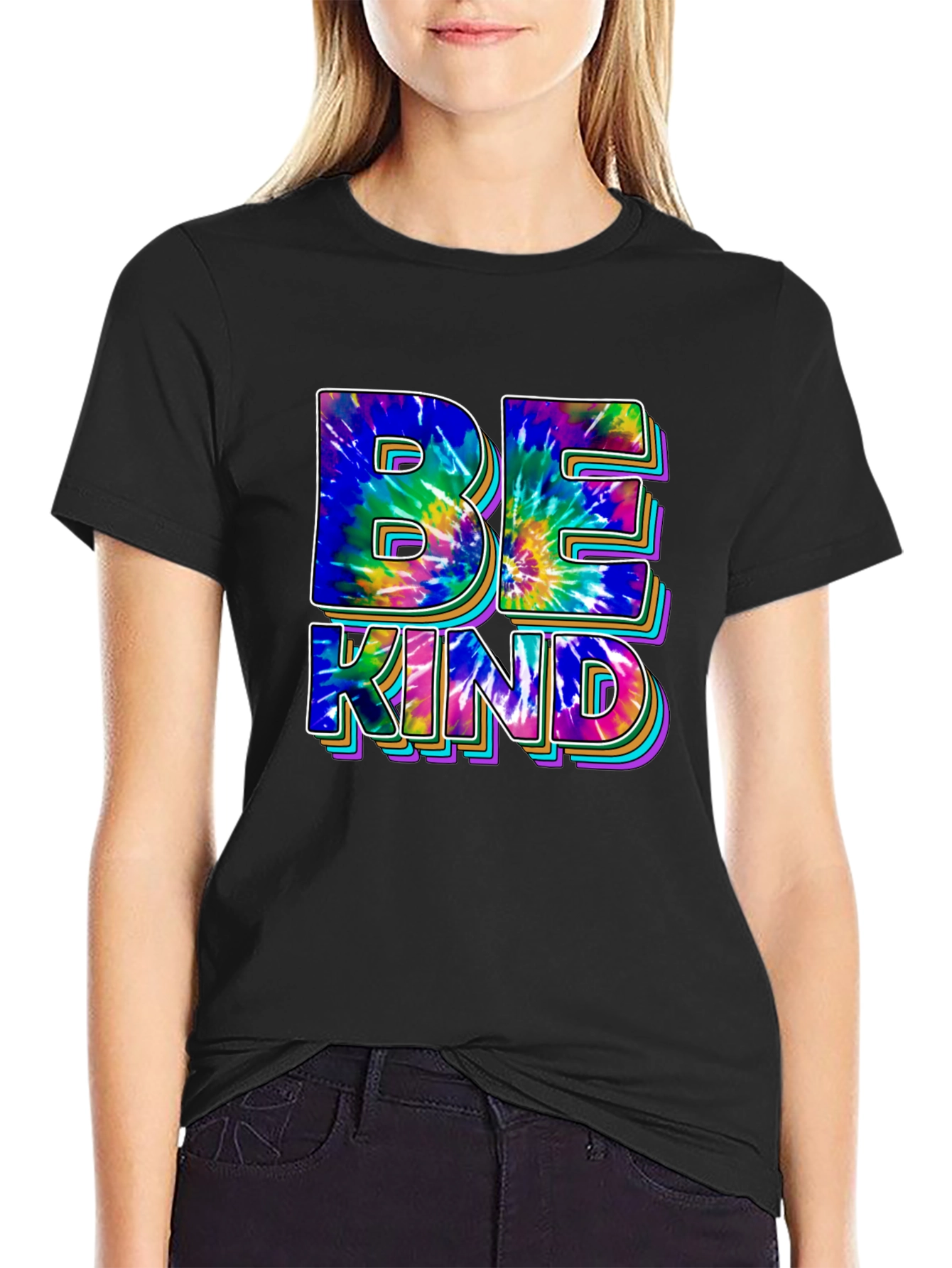 Be Kind Tie-Dye Graphic Tee