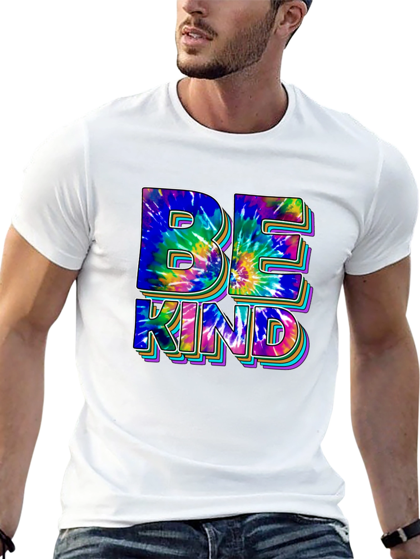 Be Kind Tie-Dye Graphic Tee