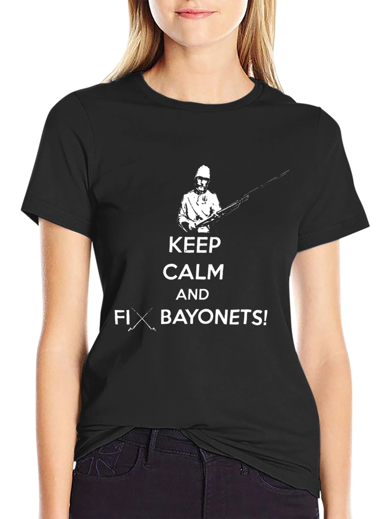 Keep Calm Fix Bayonets! Graphic Tee
