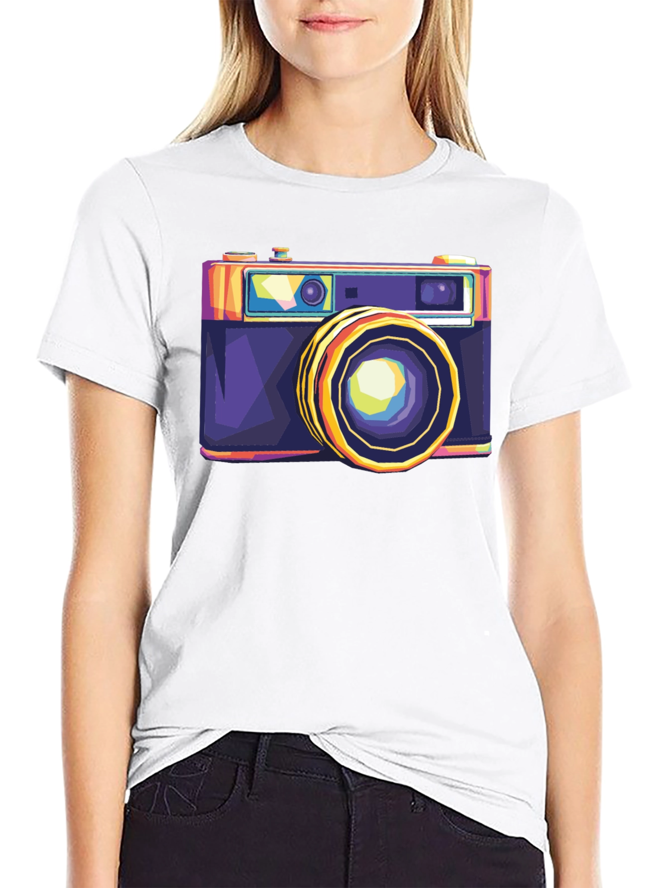 Retro Camera Graphic Tee - Cool Photographer T-Shirt