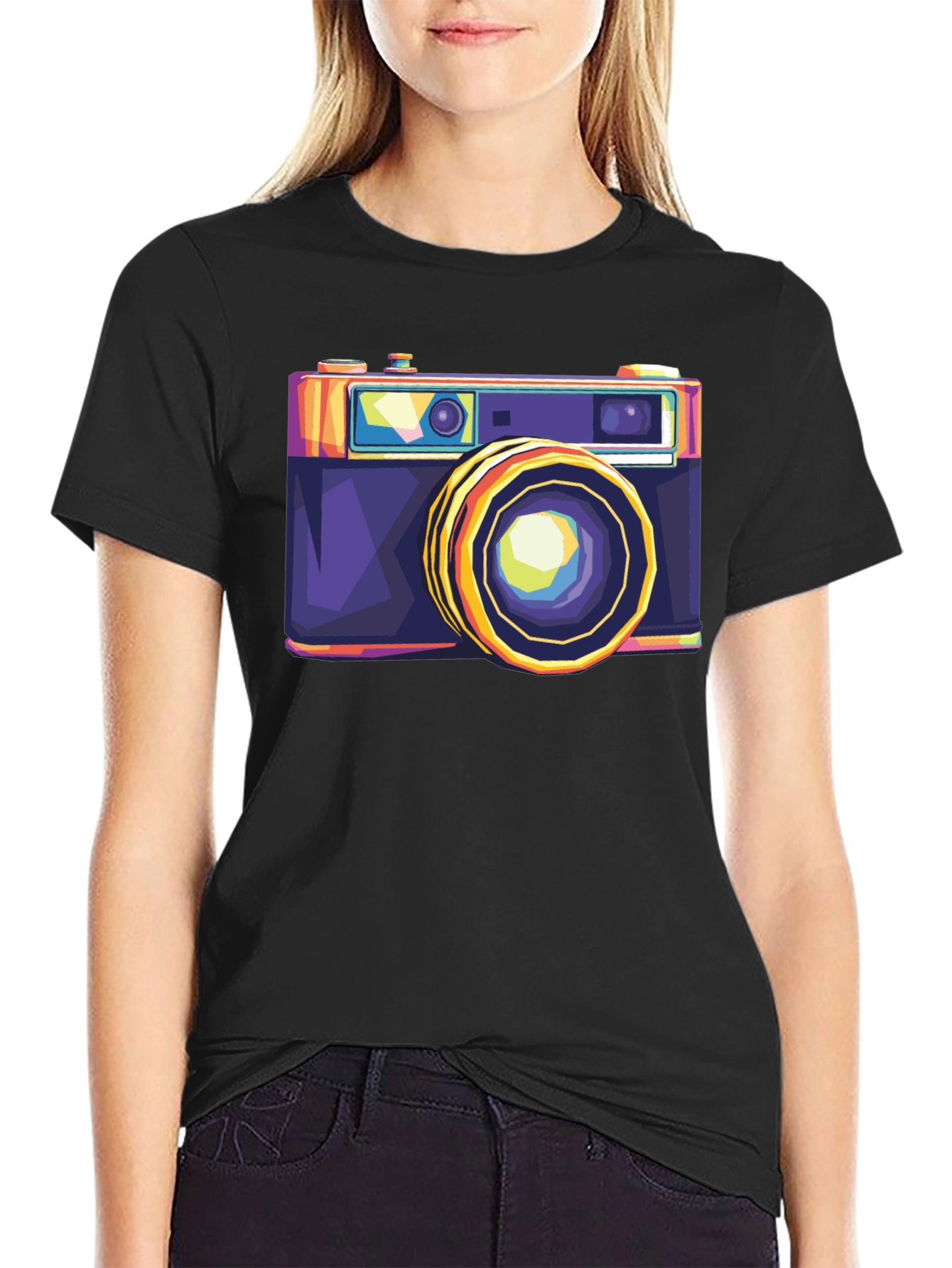 Retro Camera Graphic Tee - Cool Photographer T-Shirt
