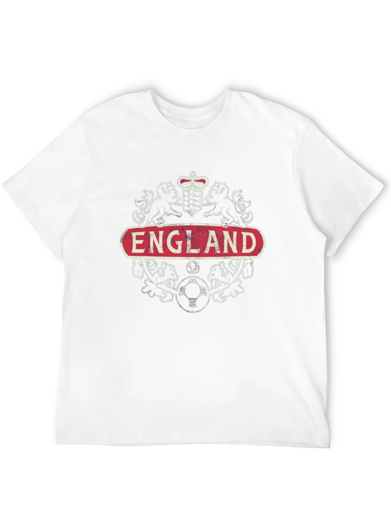 England Crest Soccer T-Shirt - Black