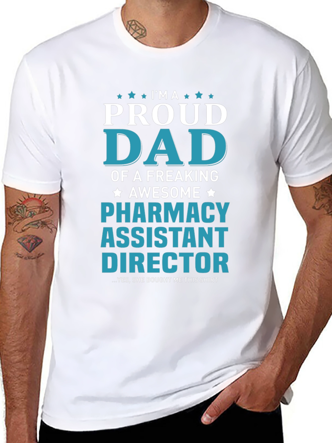 Proud Dad Pharmacy Assistant Director T-Shirt
