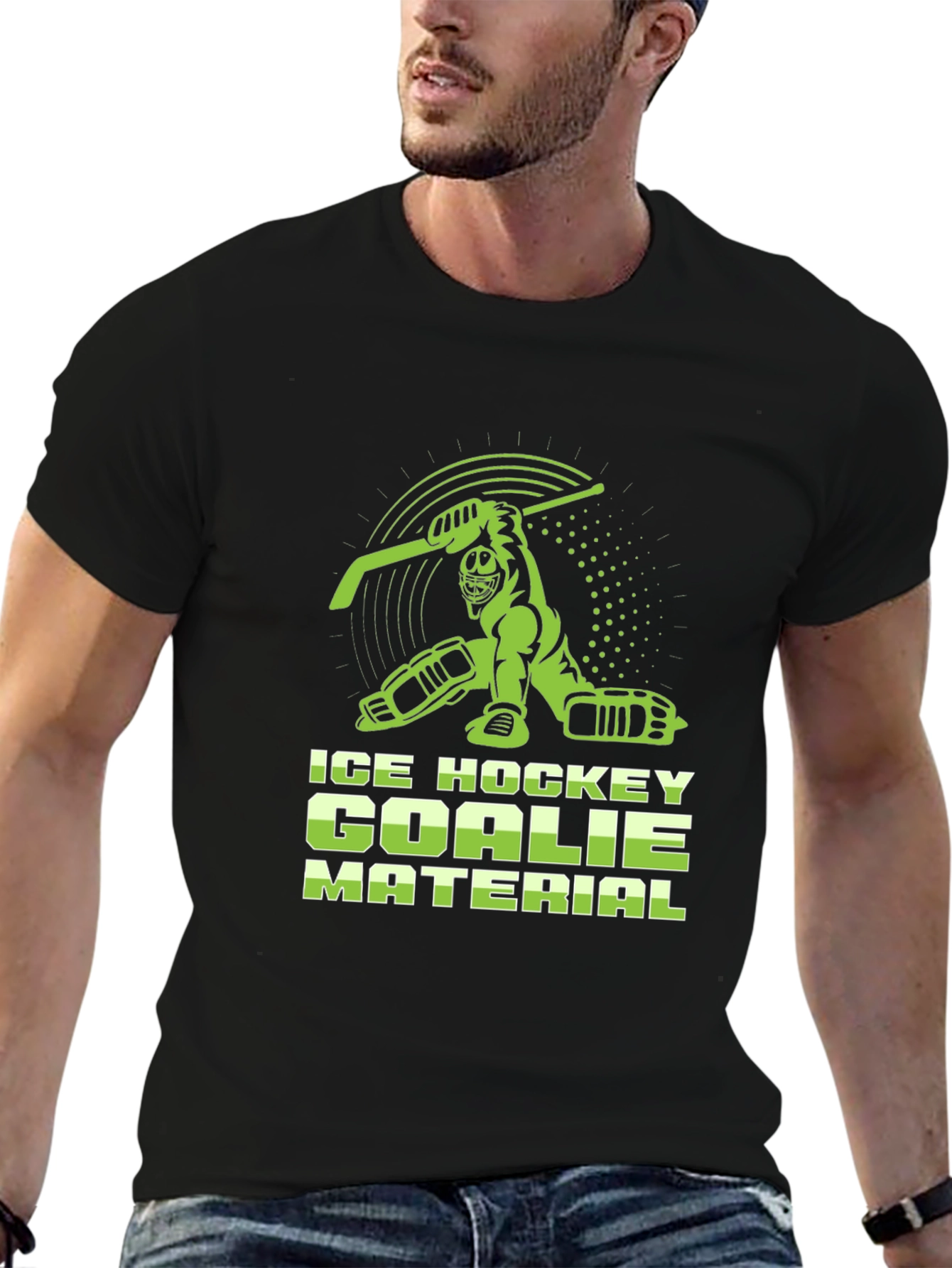 Ice Hockey Goalie Material T-Shirt