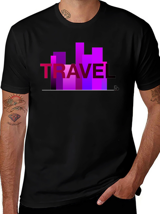 Travel Graphic T-Shirt - Cityscape Design