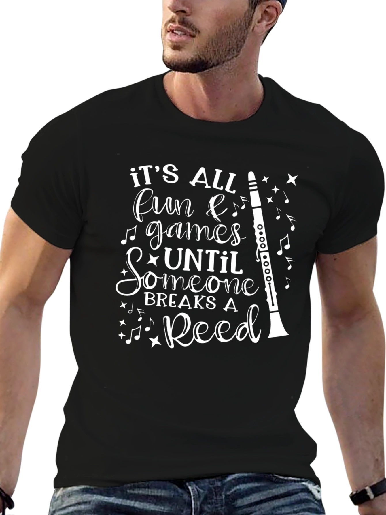 Funny Clarinet Player T-Shirt