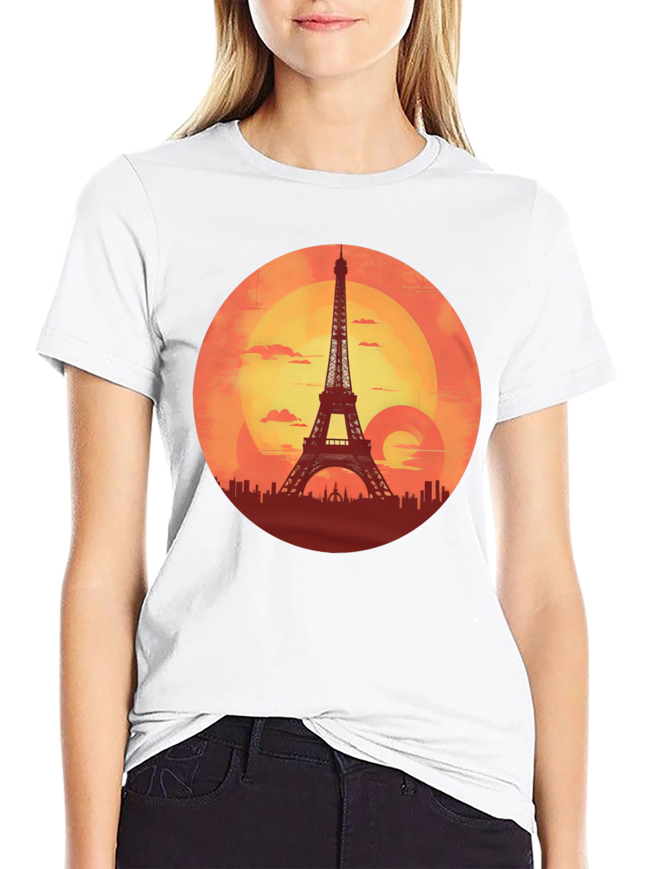 Paris Sunset Graphic Tee