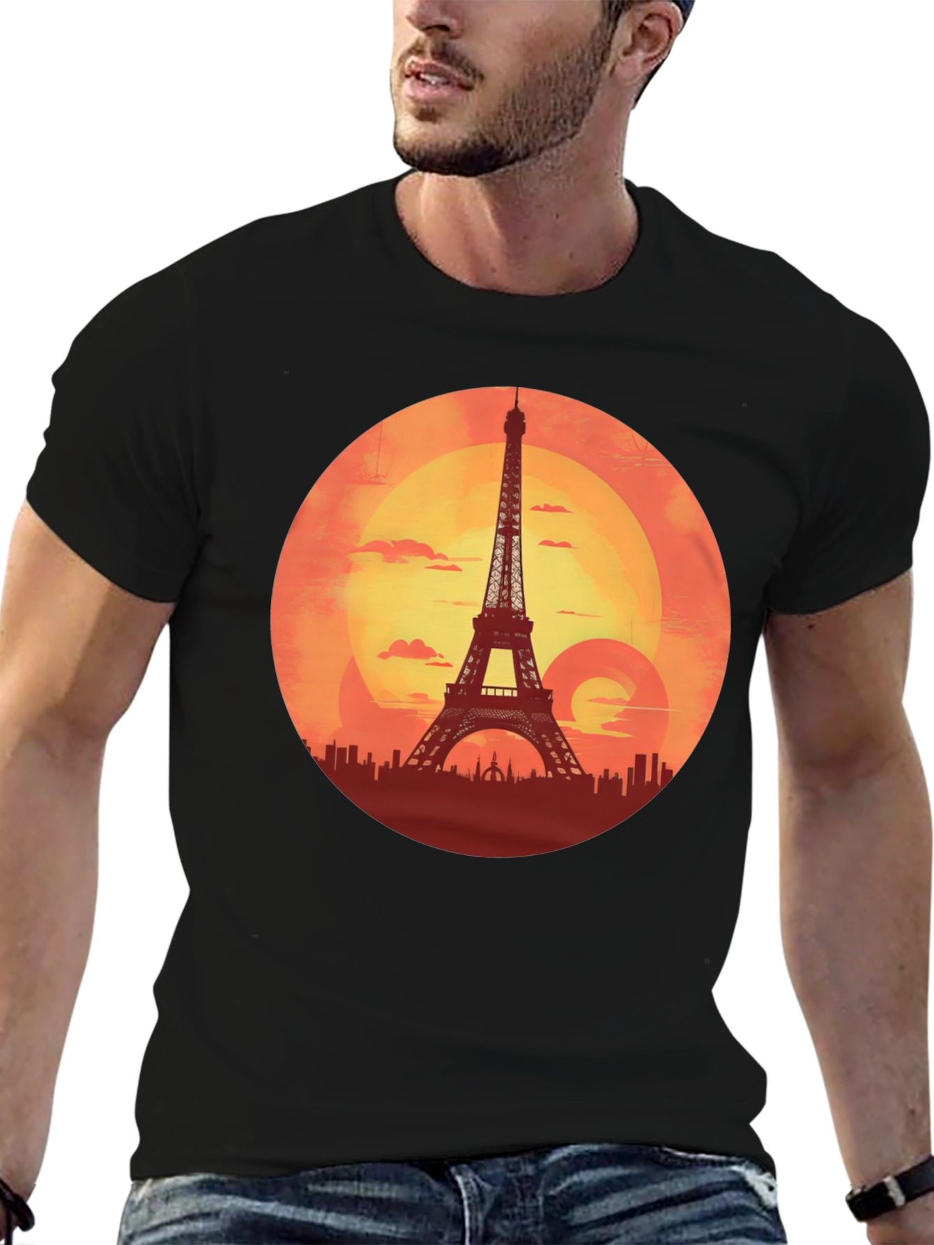 Paris Sunset Graphic Tee