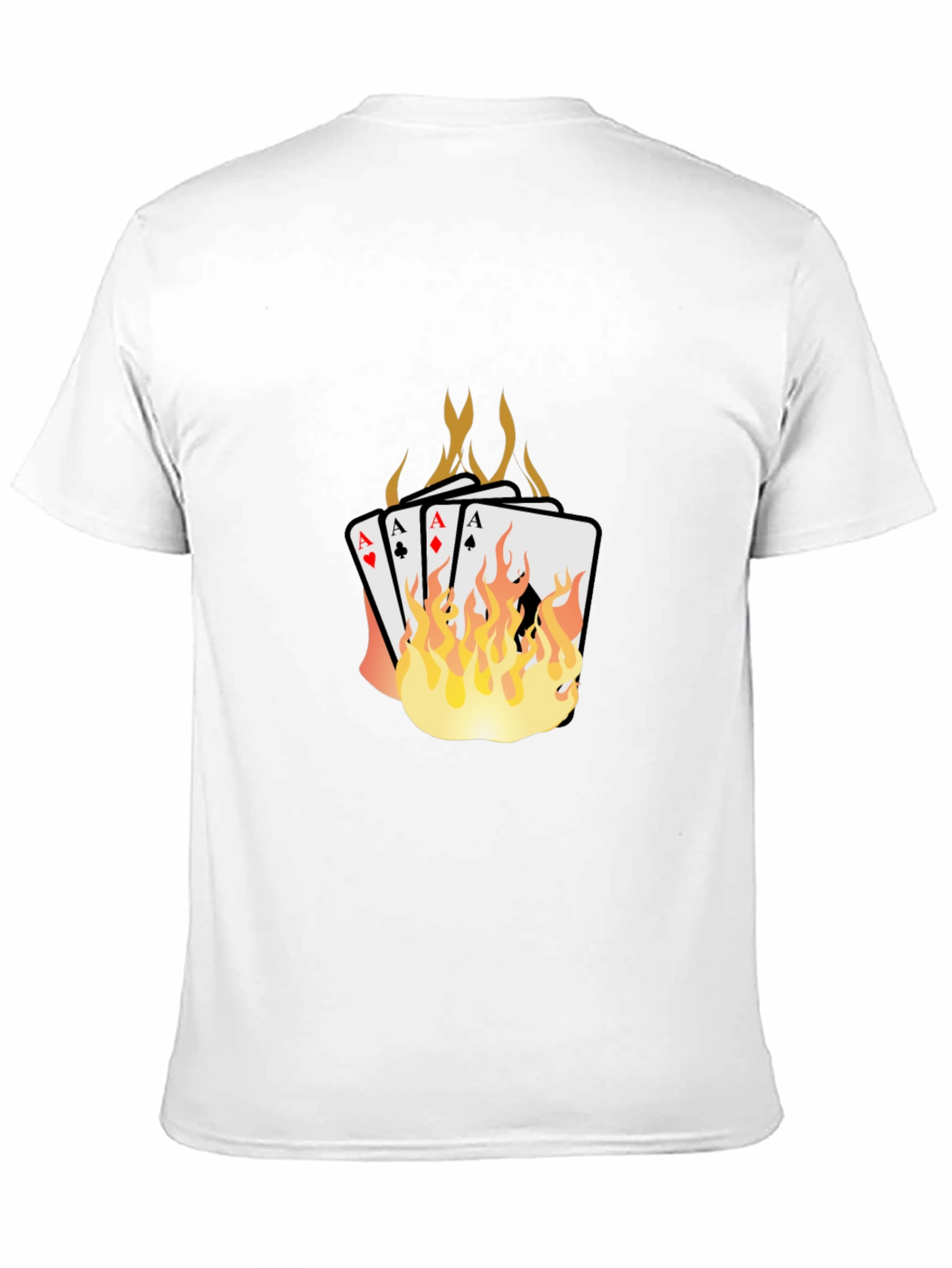 Flaming Aces Graphic T-Shirt