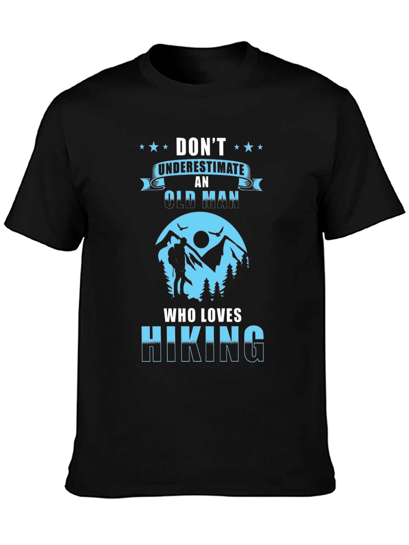 Old Man Hiking T-Shirt