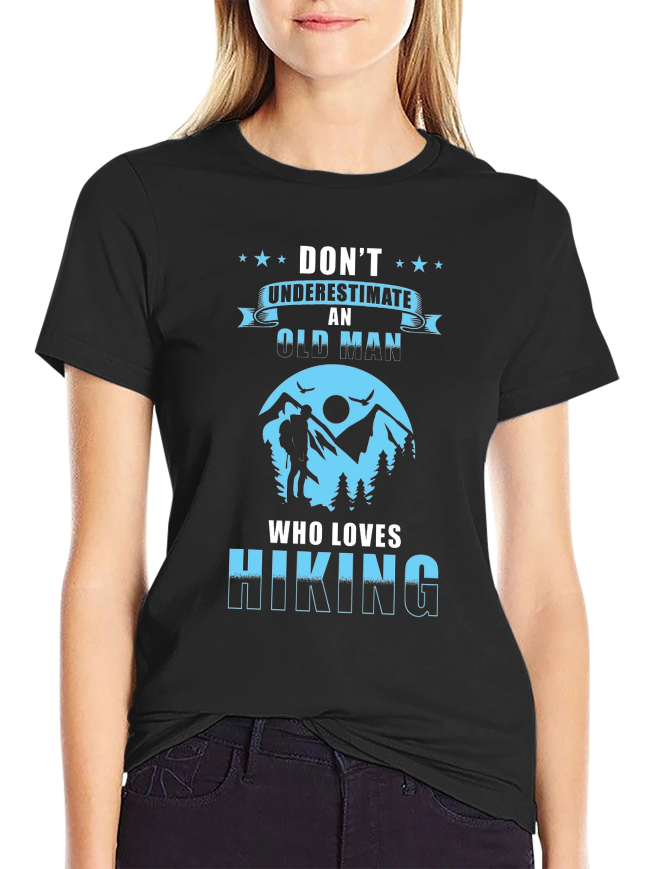 Old Man Hiking T-Shirt