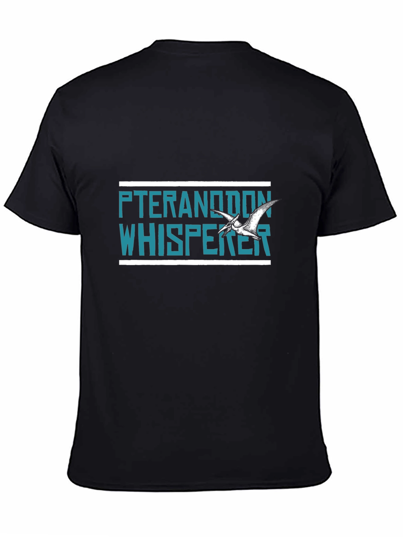 Pteranodon Whisperer Graphic Tee | Black T-Shirt