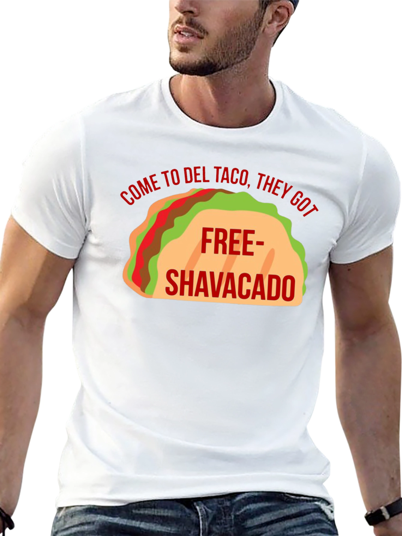 Del Taco Free Shavacado Graphic T-Shirt