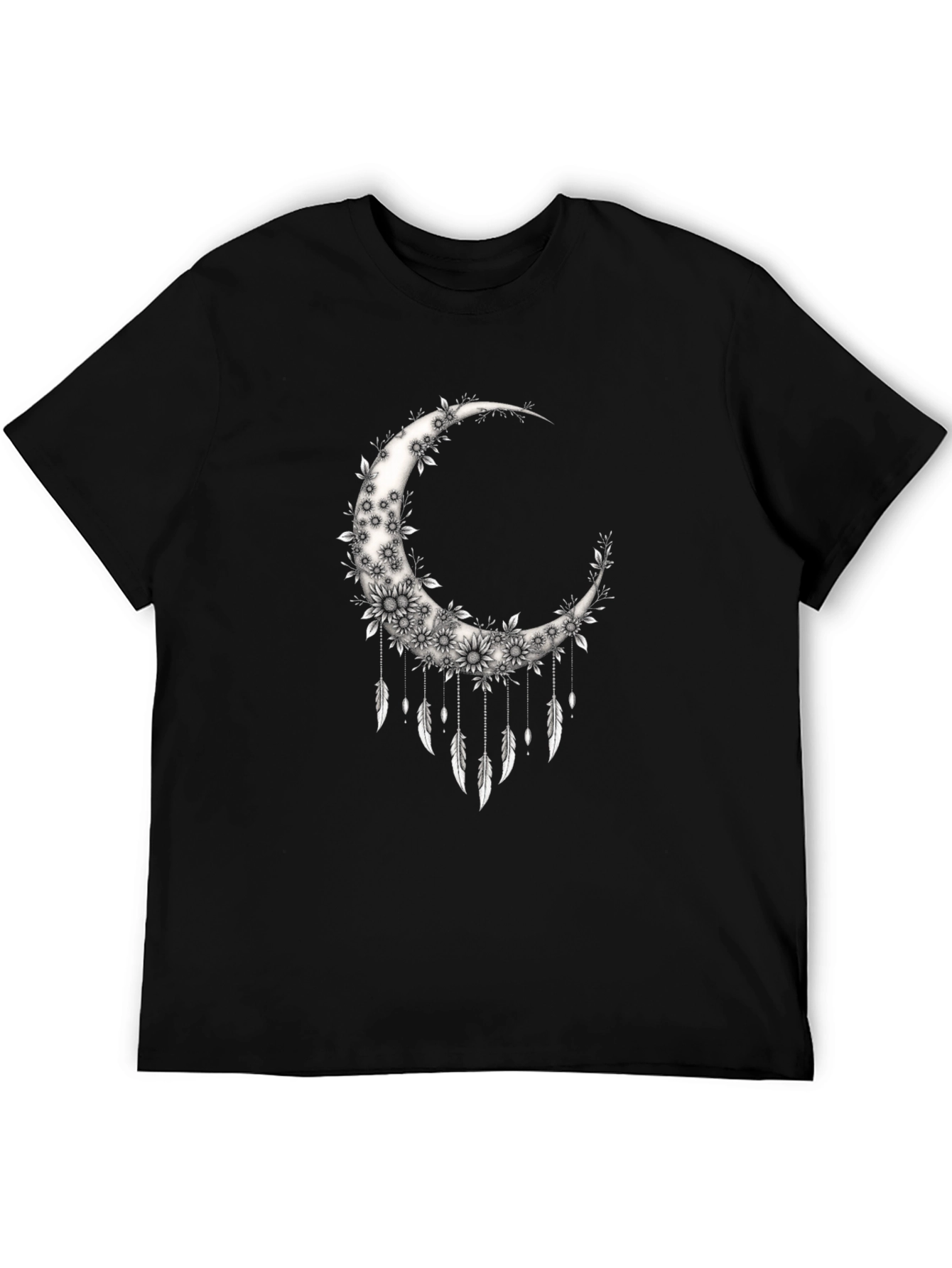 Floral Moon Dreamcatcher Graphic Tee