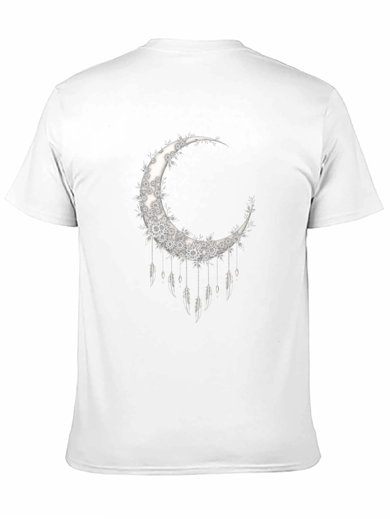 Floral Moon Dreamcatcher Graphic Tee