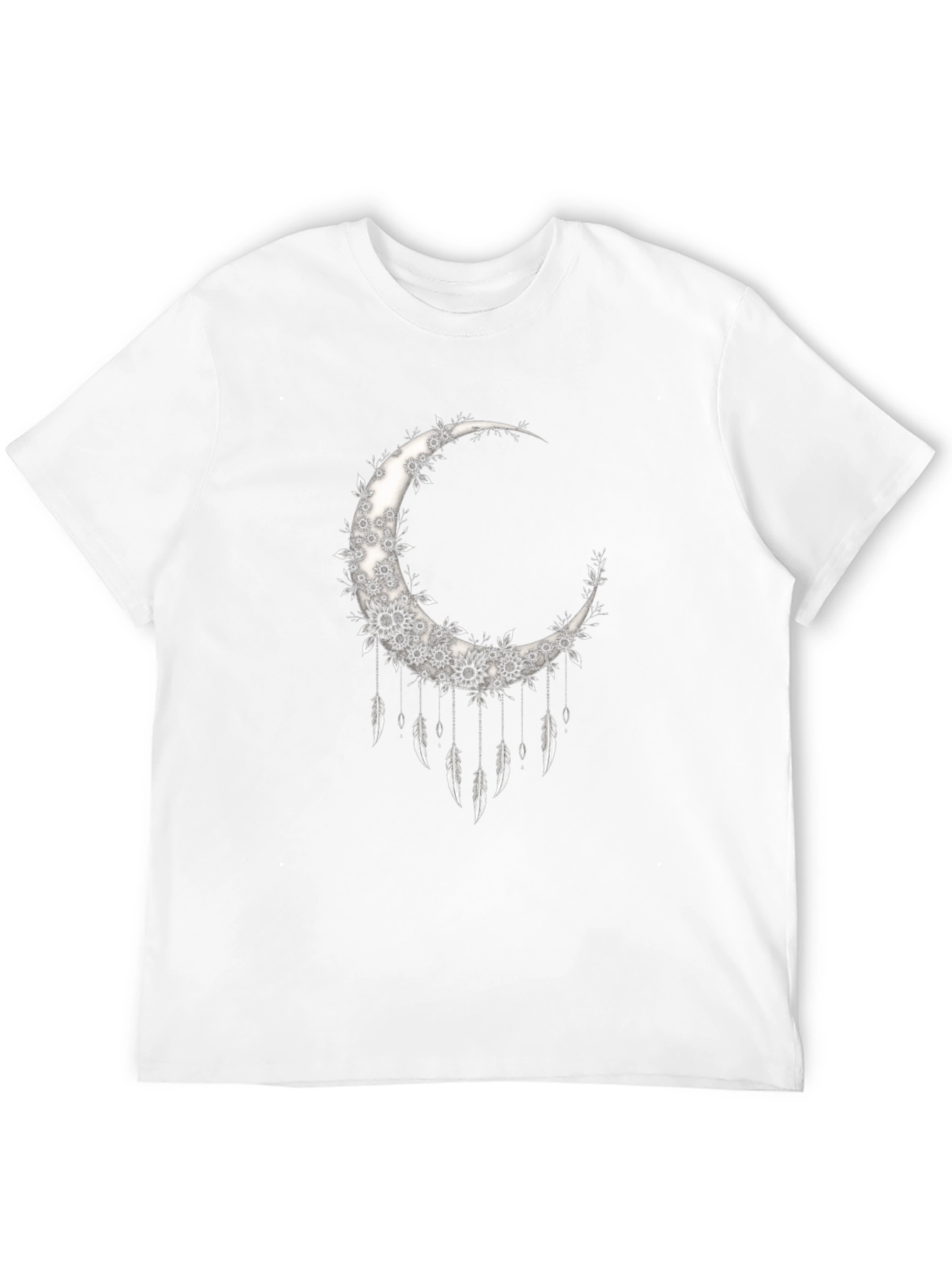 Floral Moon Dreamcatcher Graphic Tee