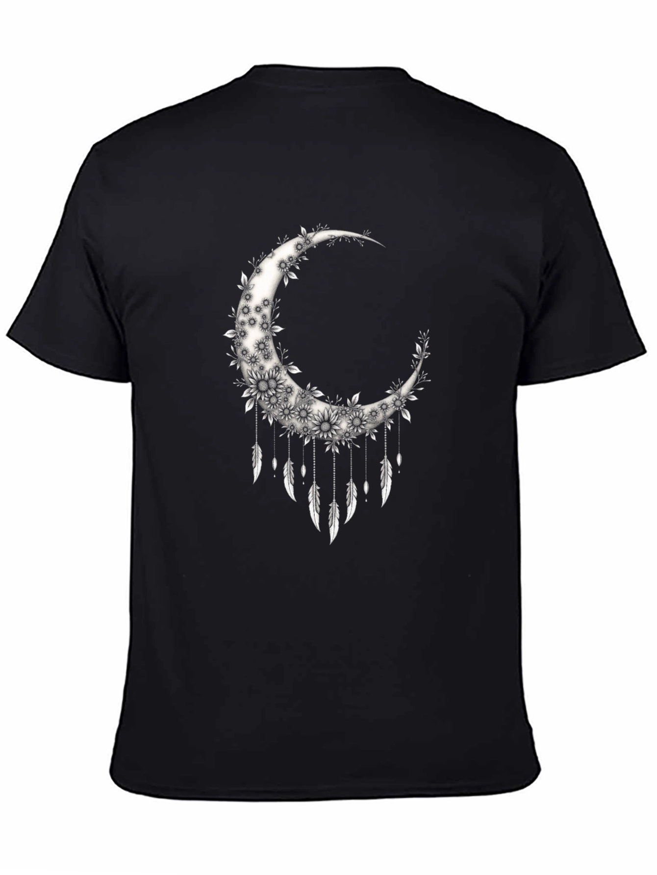 Floral Moon Dreamcatcher Graphic Tee