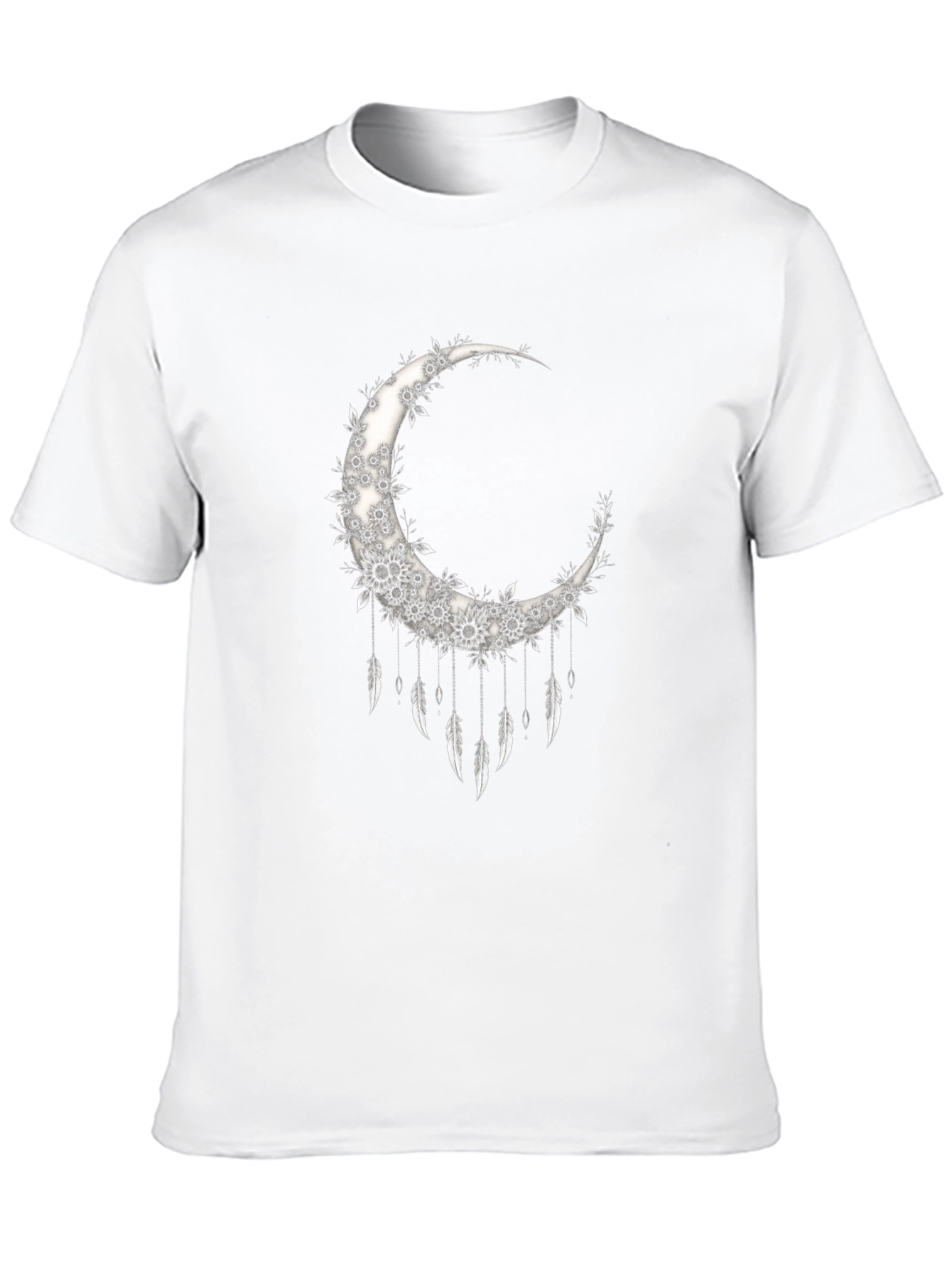 Floral Moon Dreamcatcher Graphic Tee