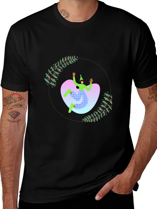 Festive Graphic Tee - Holiday Party Vibes
