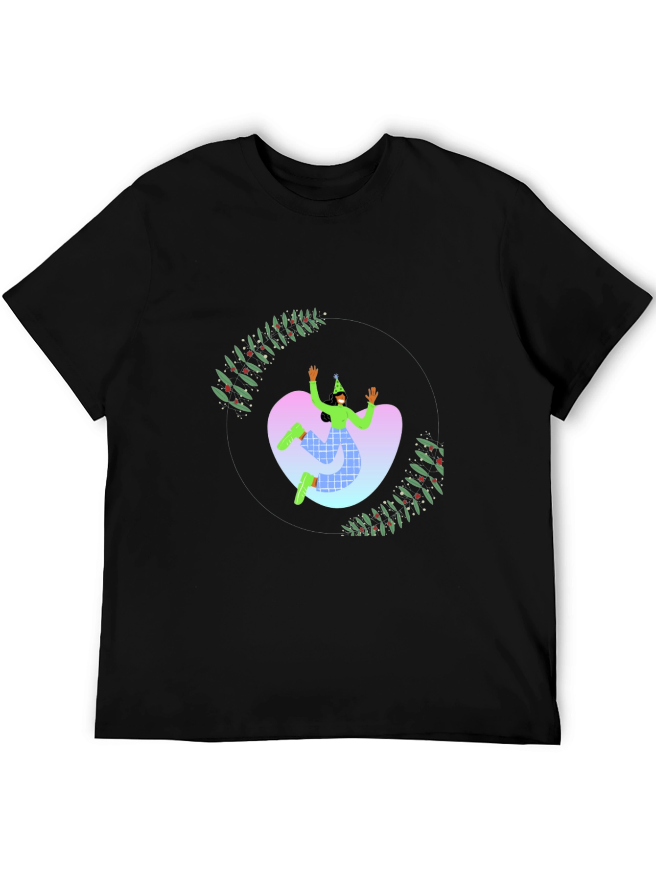 Festive Graphic Tee - Holiday Party Vibes