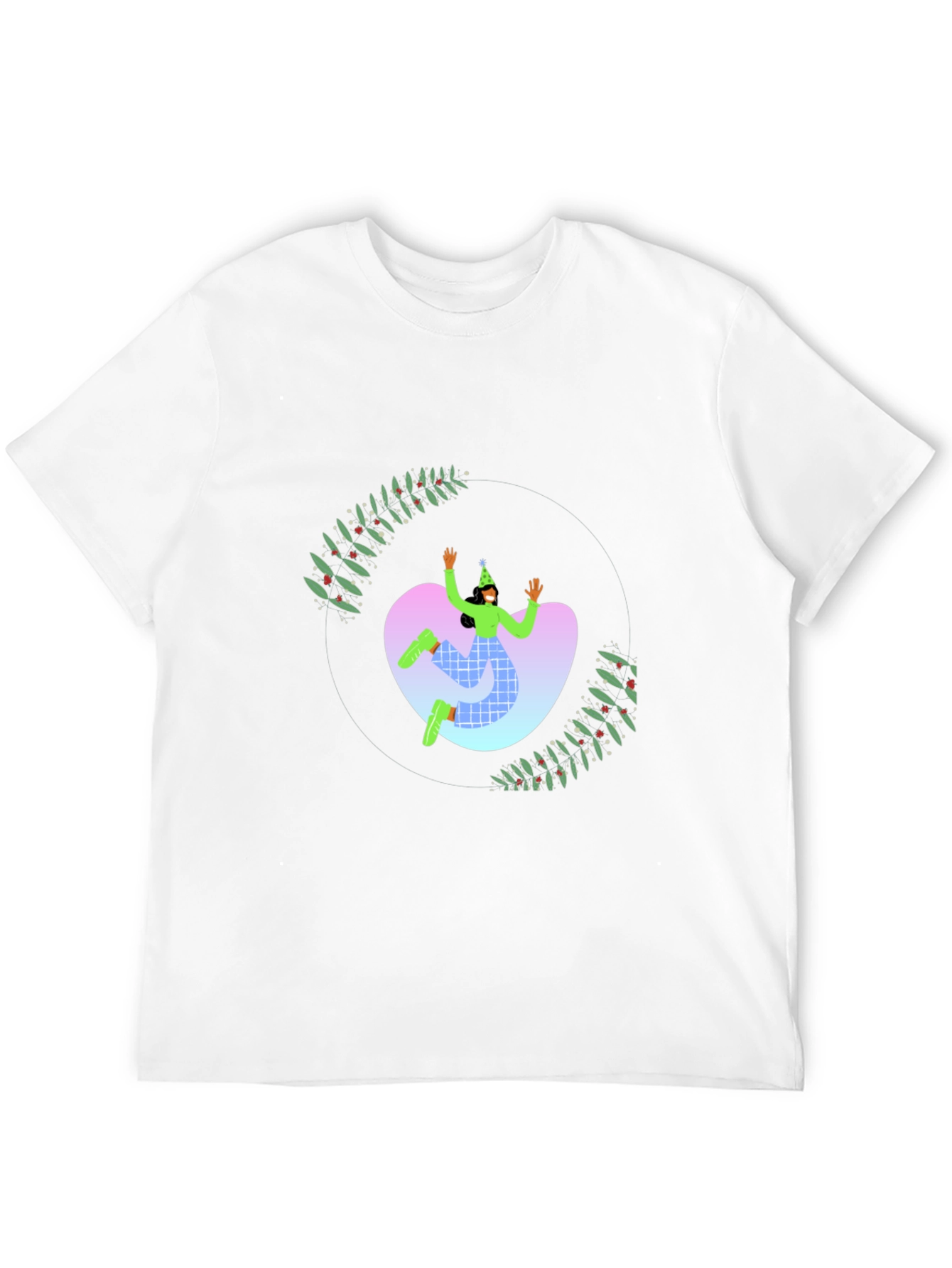Festive Graphic Tee - Holiday Party Vibes