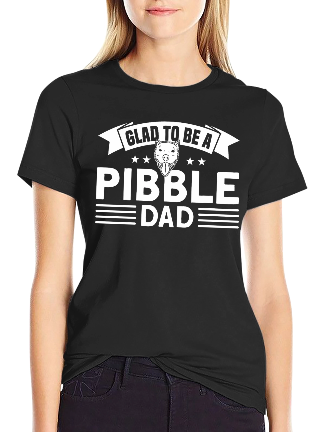 Glad to be a Pibble Dad T-Shirt