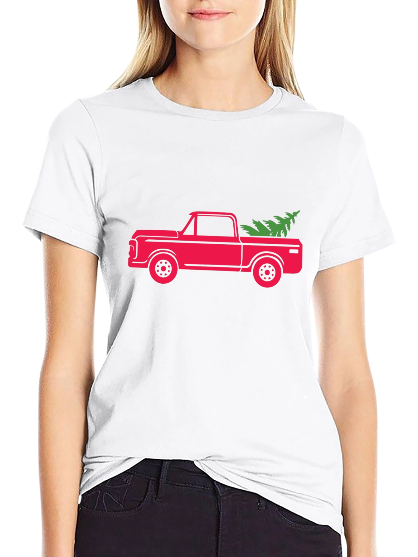 Christmas Tree Truck Graphic Tee