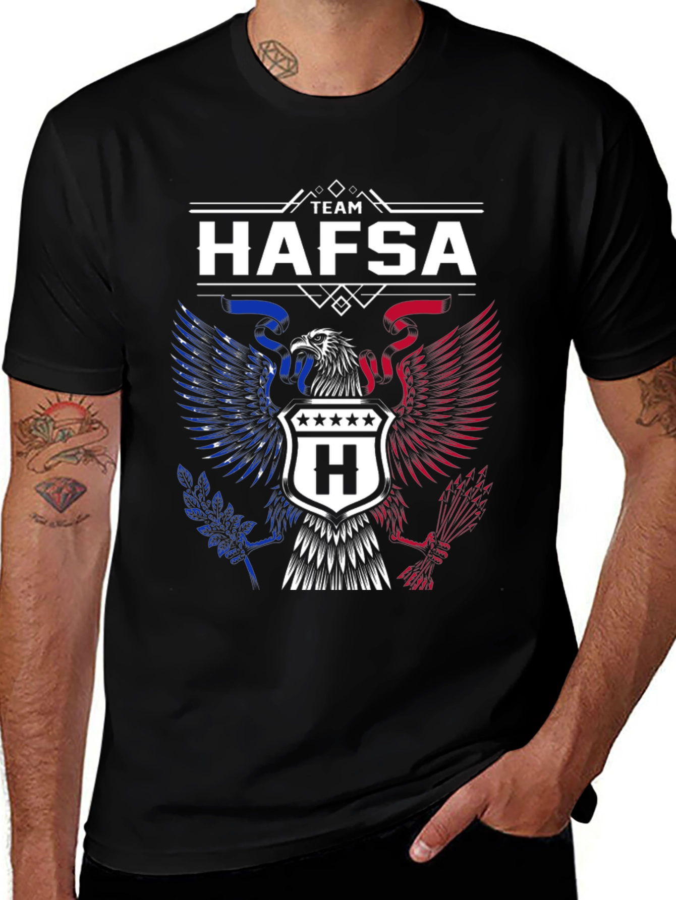Team Hafsa Patriotic Eagle T-Shirt