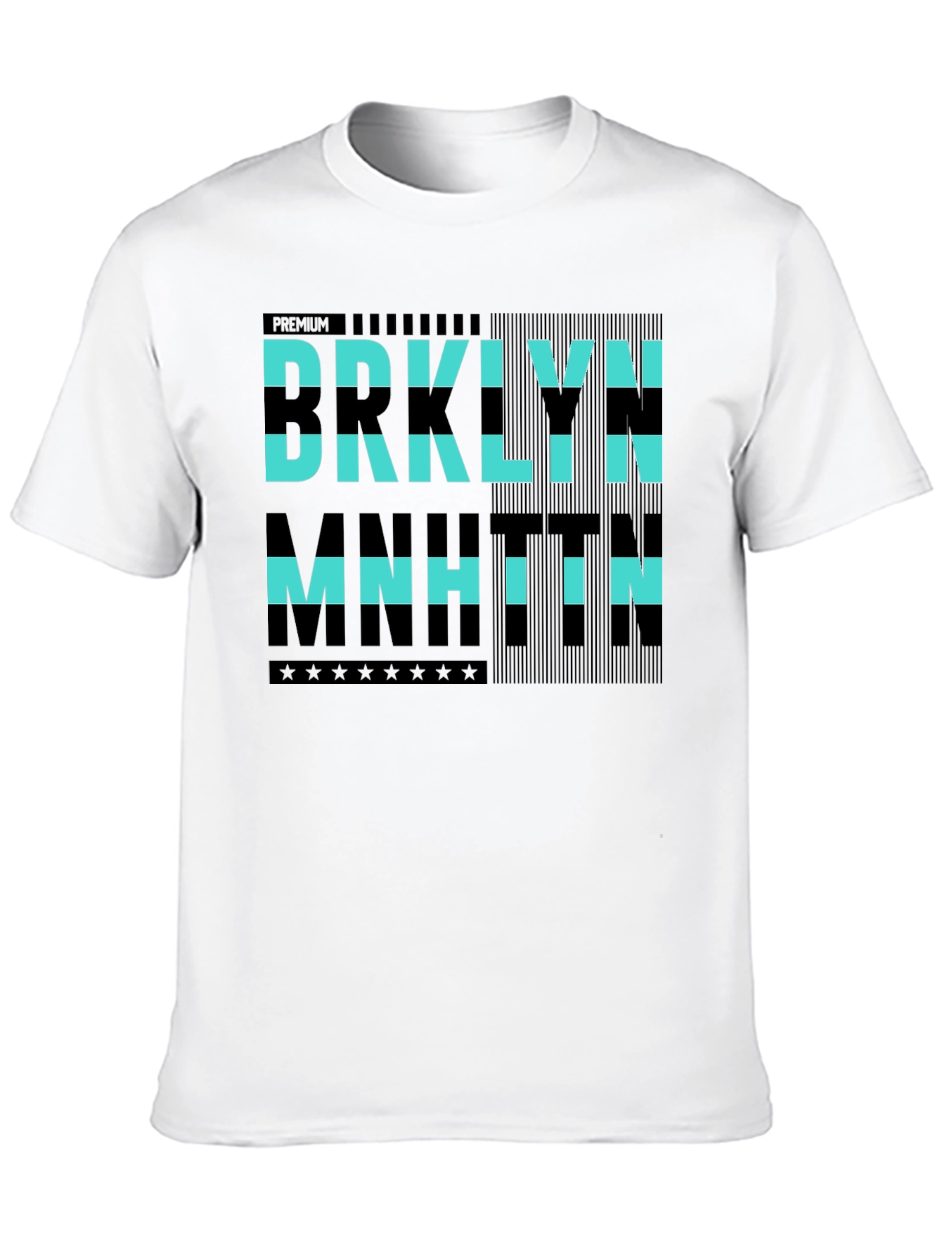 Brooklyn Manhattan Graphic Tee - Premium Black Cotton Shirt