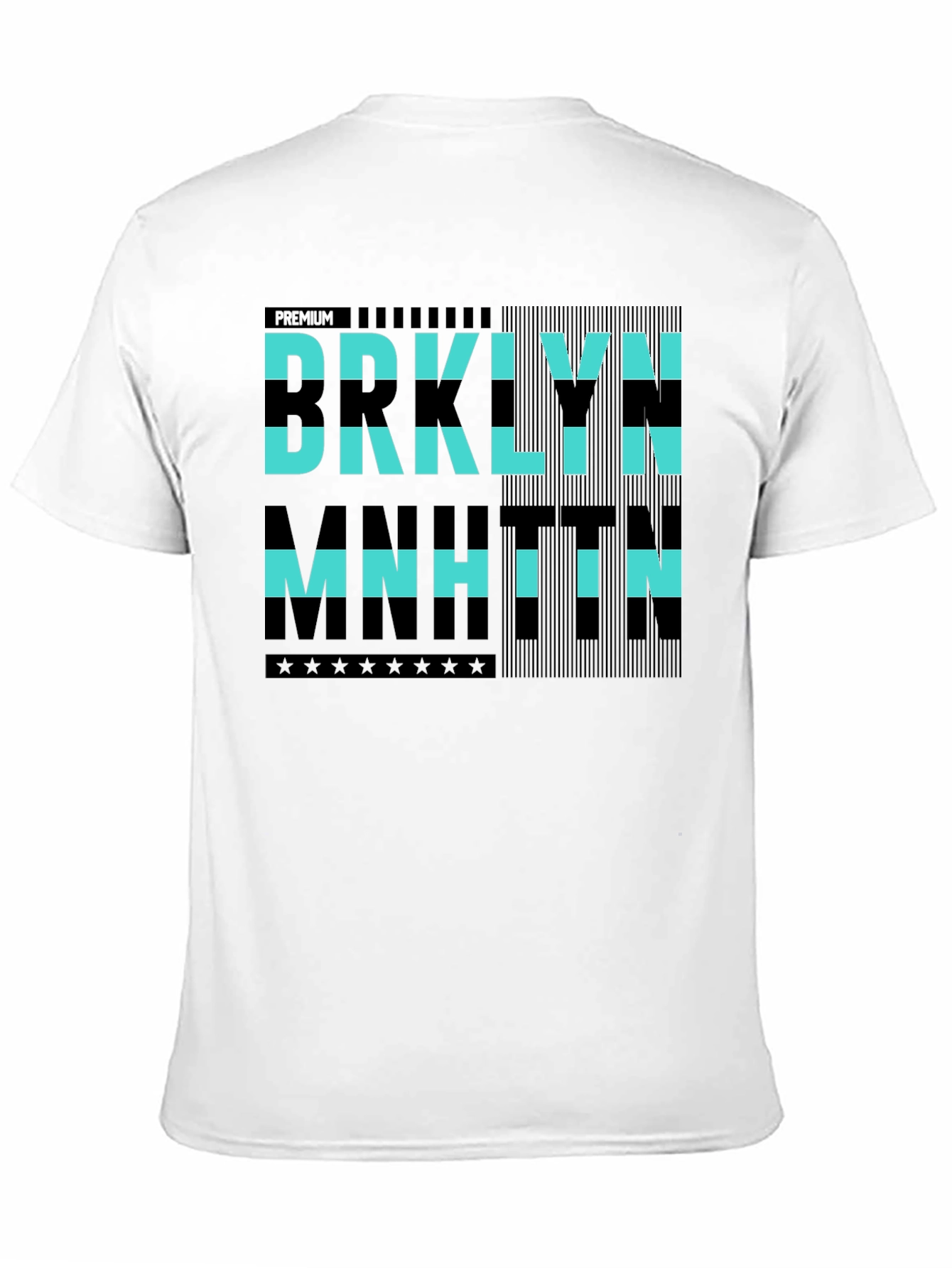 Brooklyn Manhattan Graphic Tee - Premium Black Cotton Shirt
