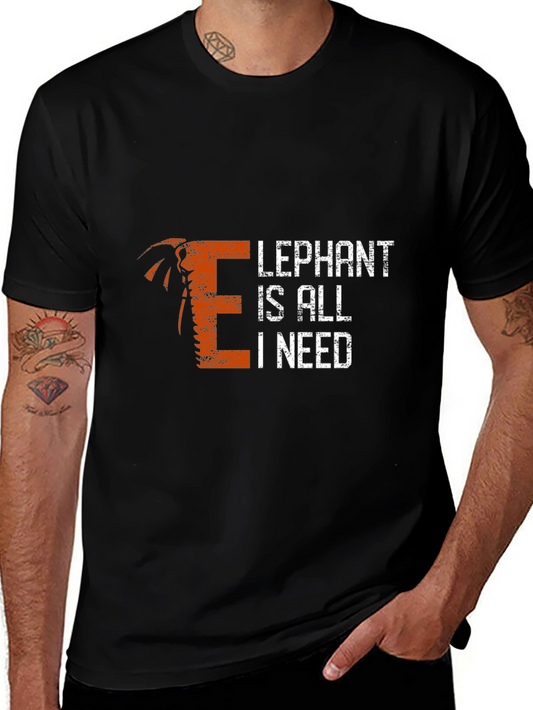 Elephant Lover T-Shirt - All I Need
