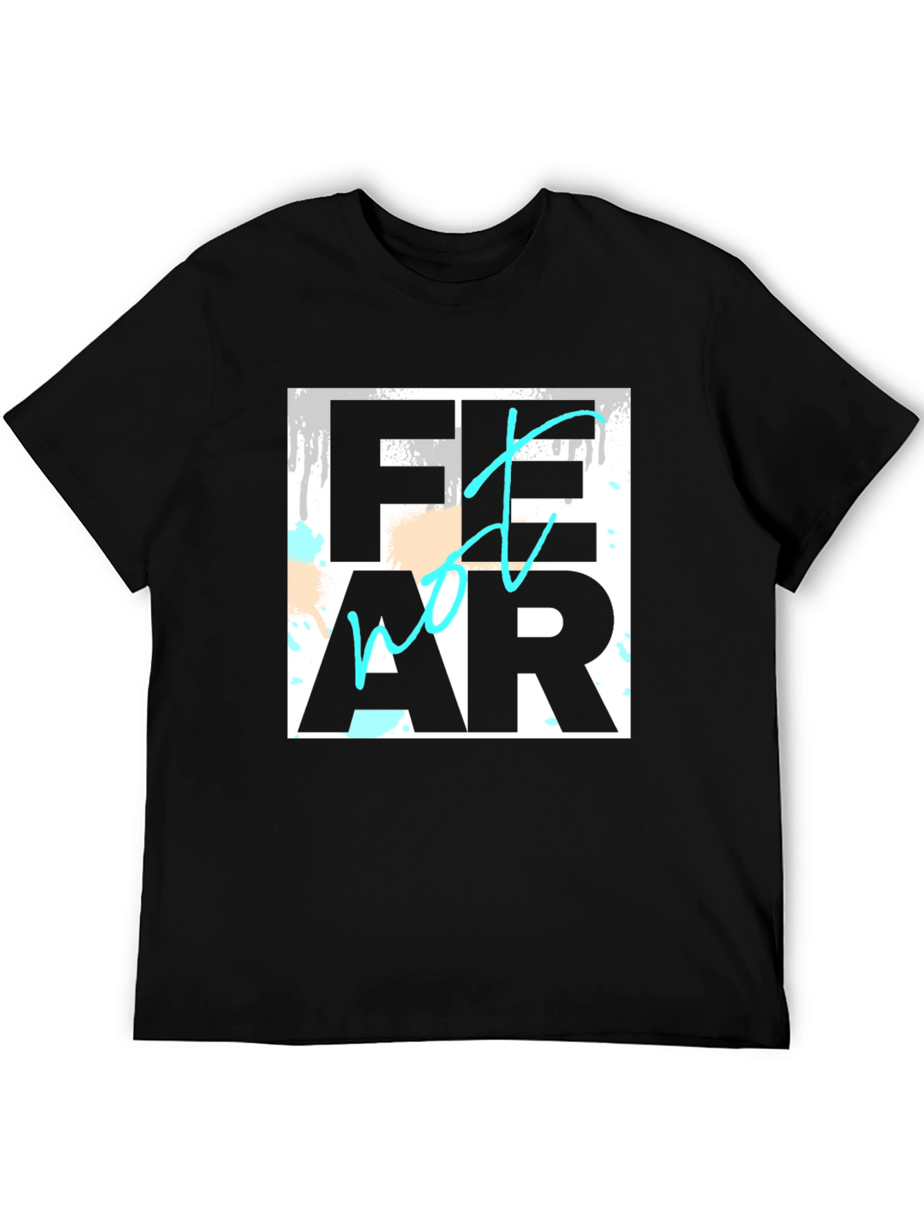 Fear Not Black Graphic Tee