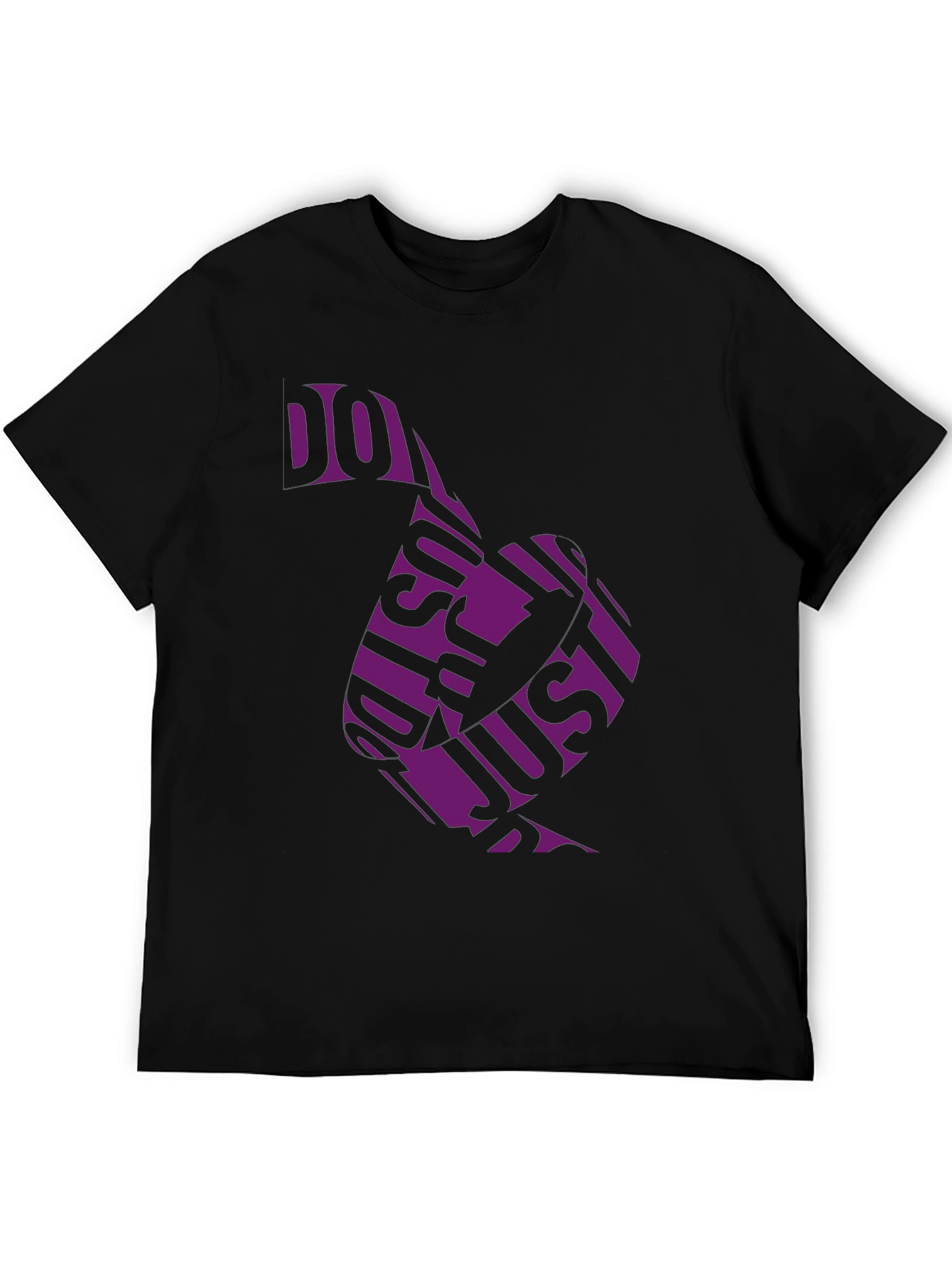 Do Just Do It Black Tee