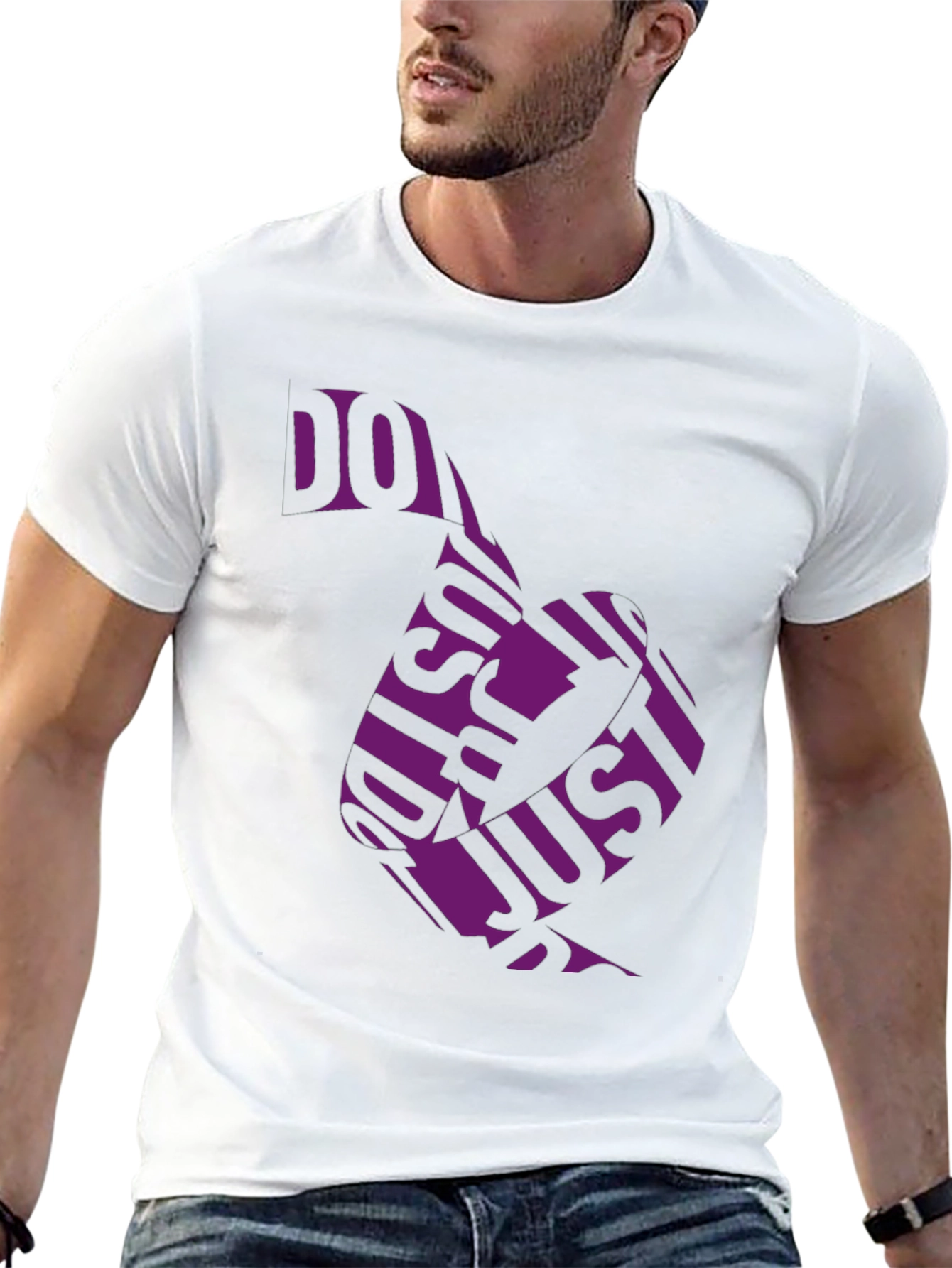 Do Just Do It Black Tee