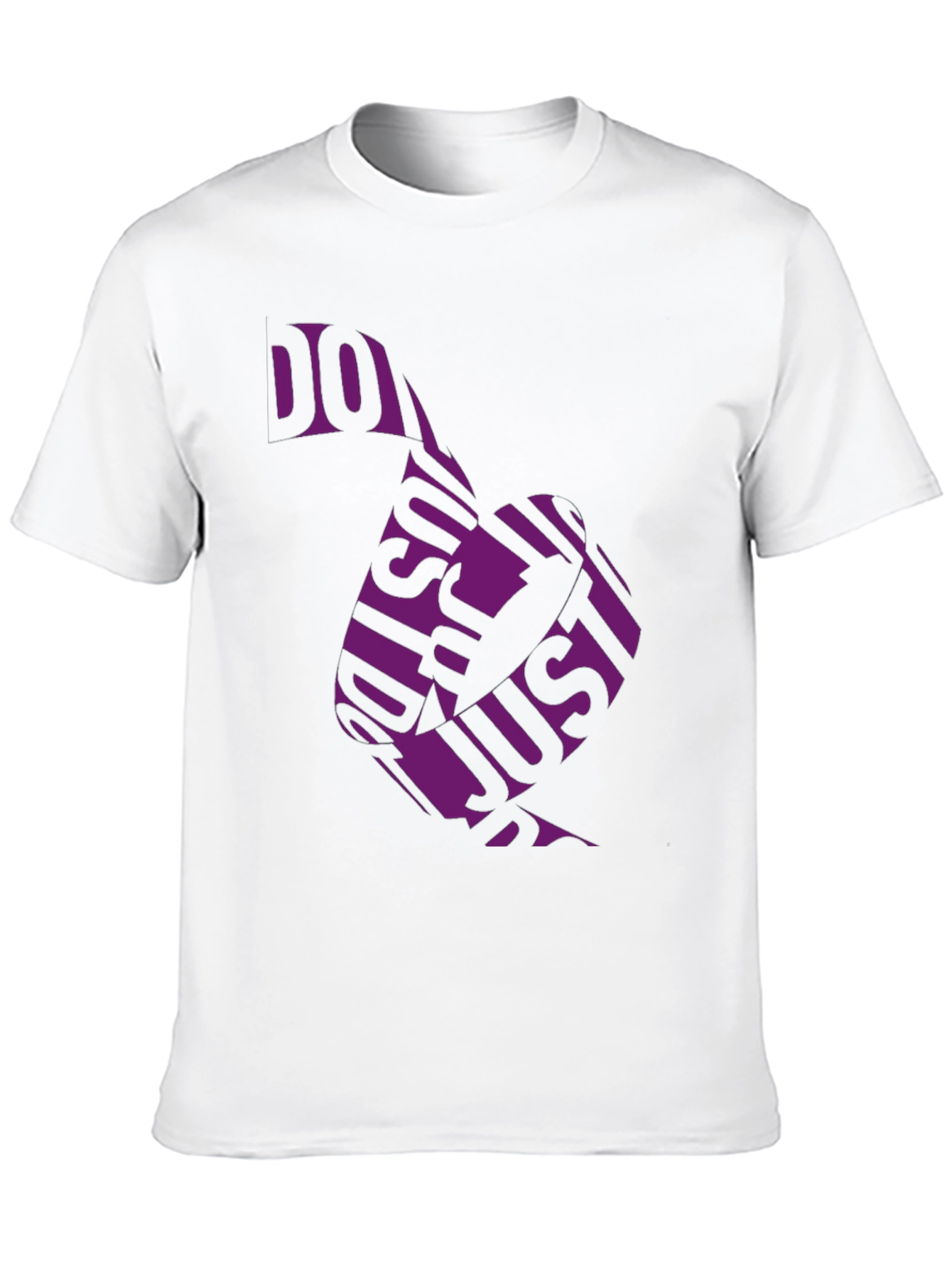 Do Just Do It Black Tee