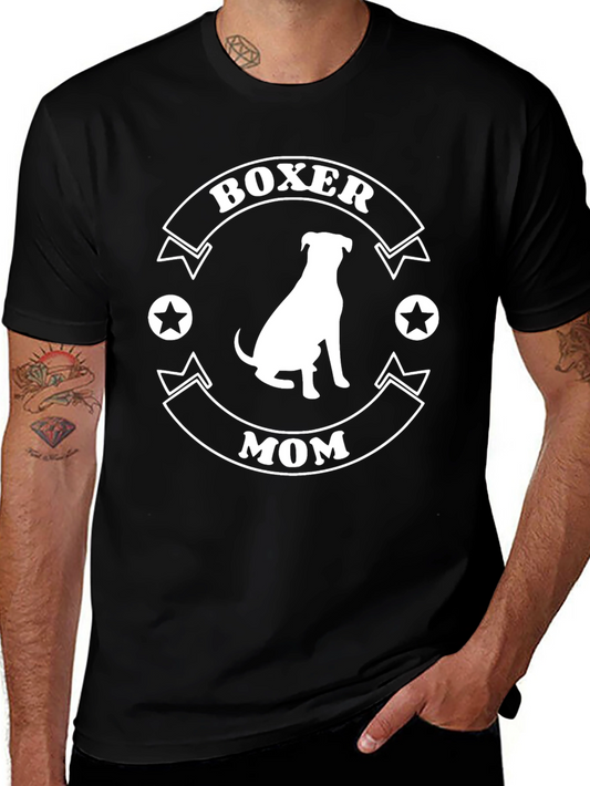 Boxer Mom T-Shirt - Dog Lover Tee