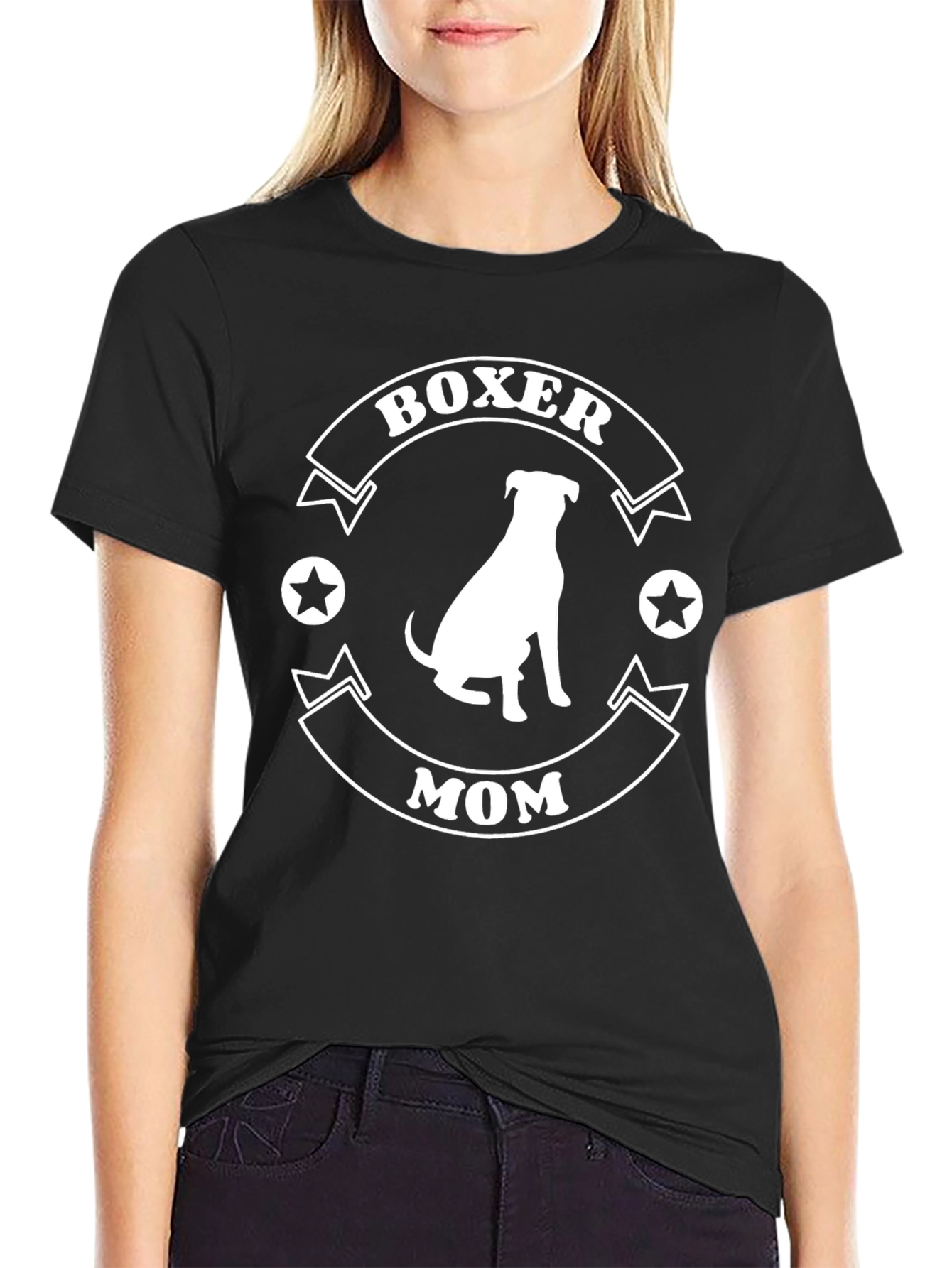 Boxer Mom T-Shirt - Dog Lover Tee