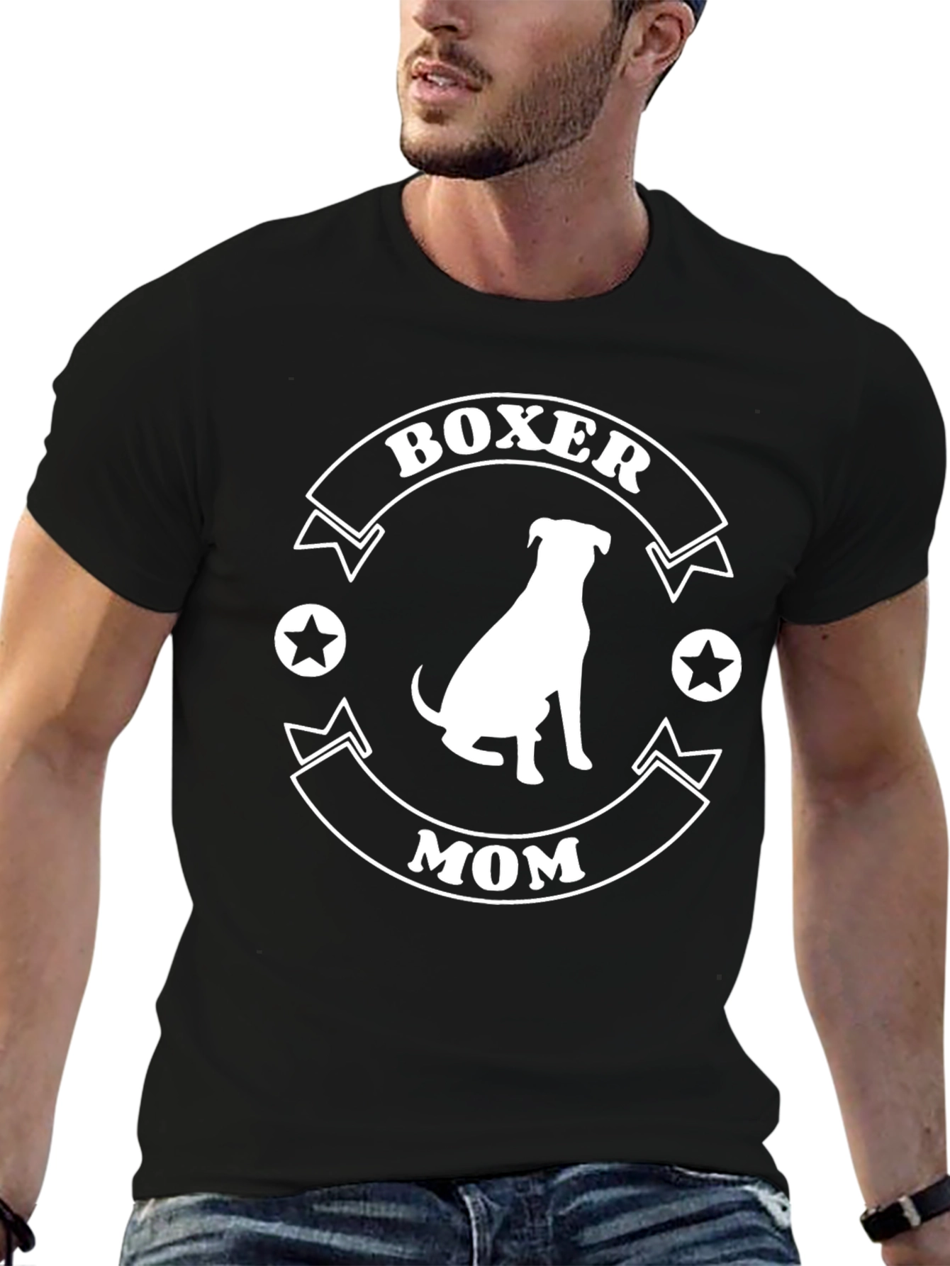Boxer Mom T-Shirt - Dog Lover Tee