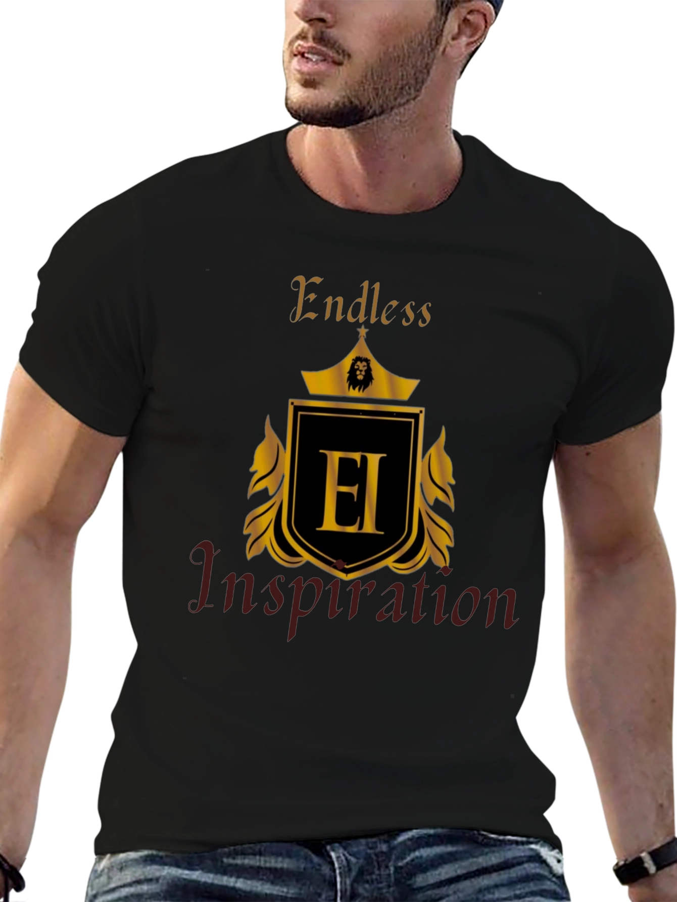 Endless Inspiration Black Graphic Tee