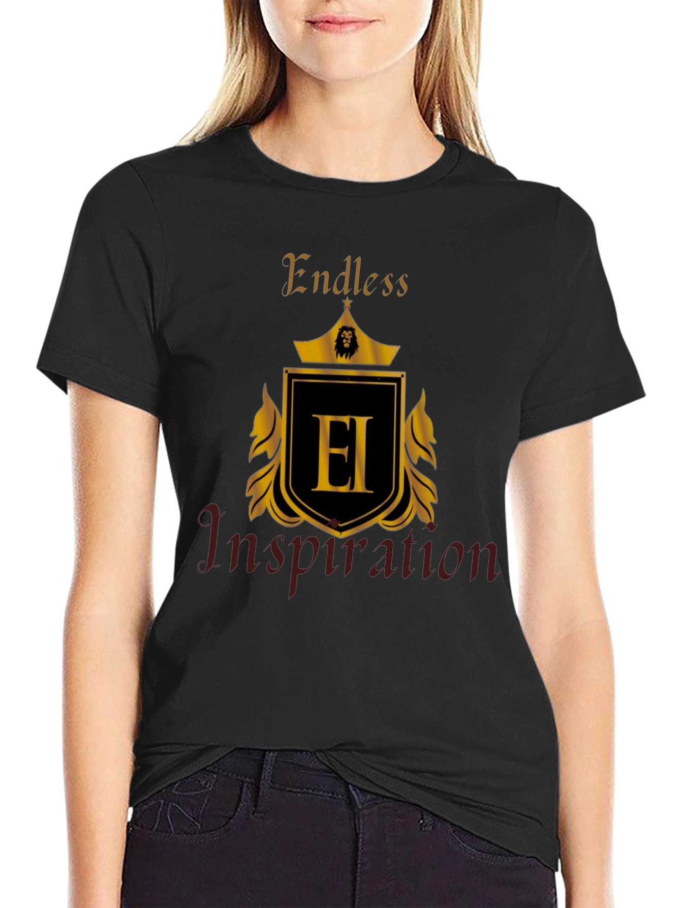 Endless Inspiration Black Graphic Tee